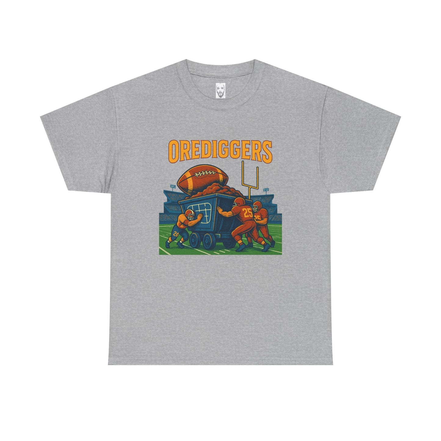 Unisex Heavy Cotton Tee - Orediggers Sports Tee for Game Day