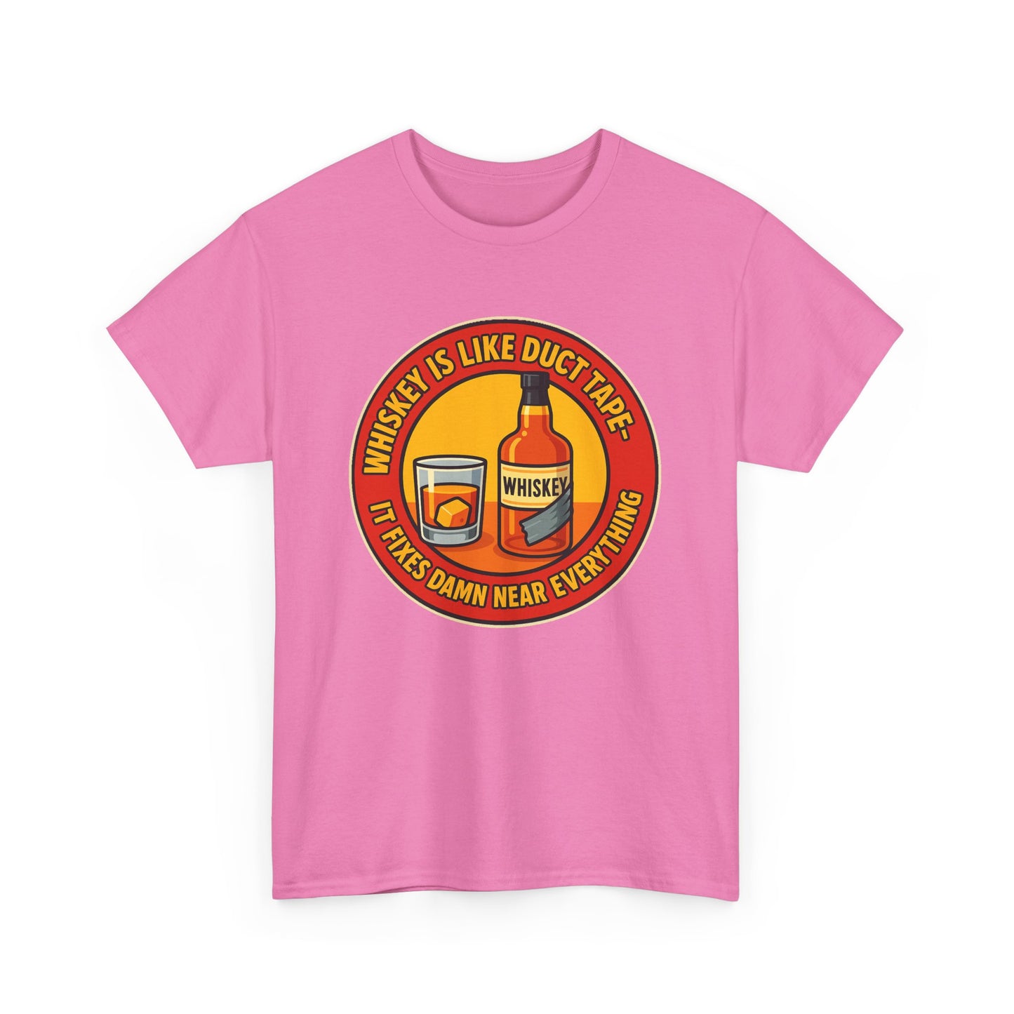 Whiskey Is Like Duct Tape T-Shirt - Funny Unisex Cotton Tee, Great for Parties, Gifts, Birthdays, Casual Wear, Humor Merch