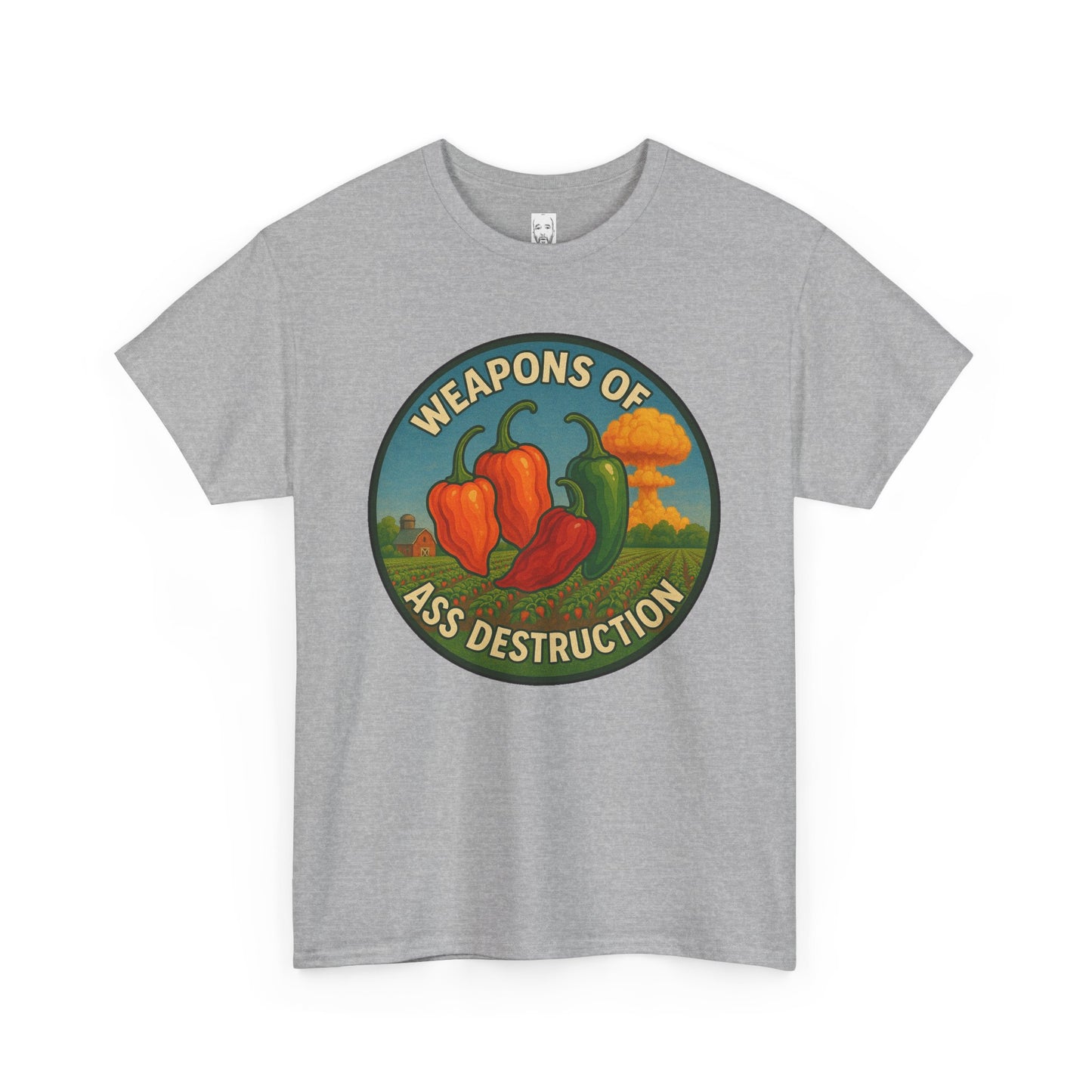 Funny Unisex Heavy Cotton Tee - Weapons of Ass Destruction