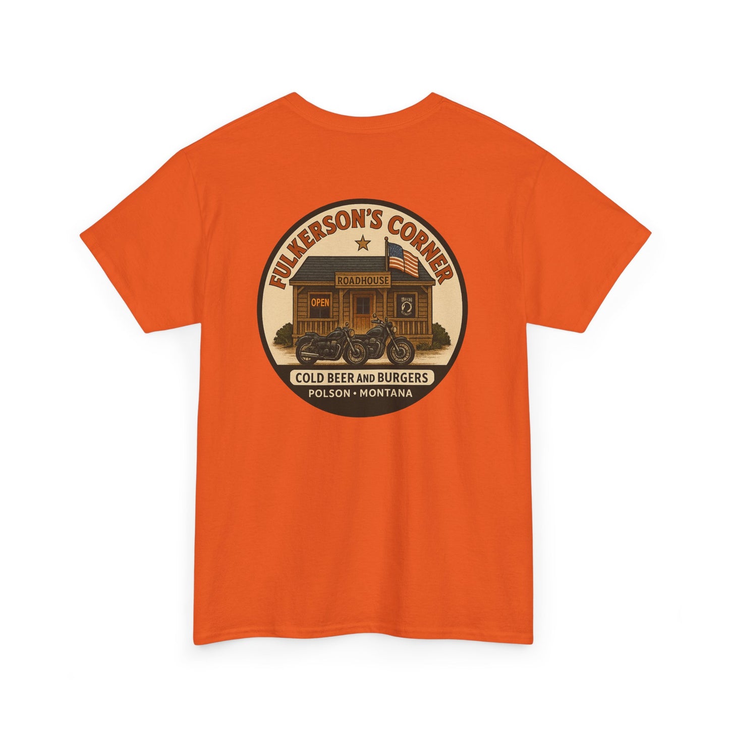 Retro Foodie Unisex Tee - Fulkerson's Corner Burger & Beer Design