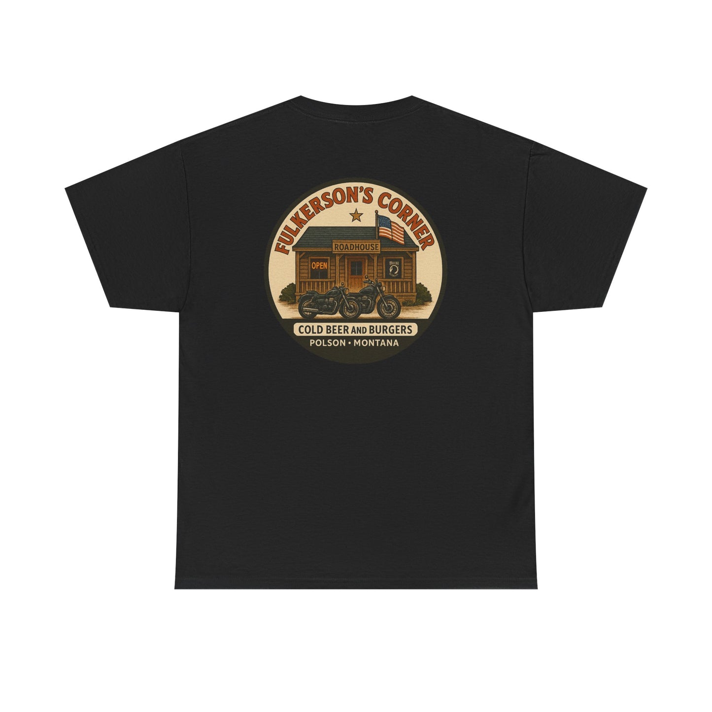 Retro Foodie Unisex Tee - Fulkerson's Corner Burger & Beer Design