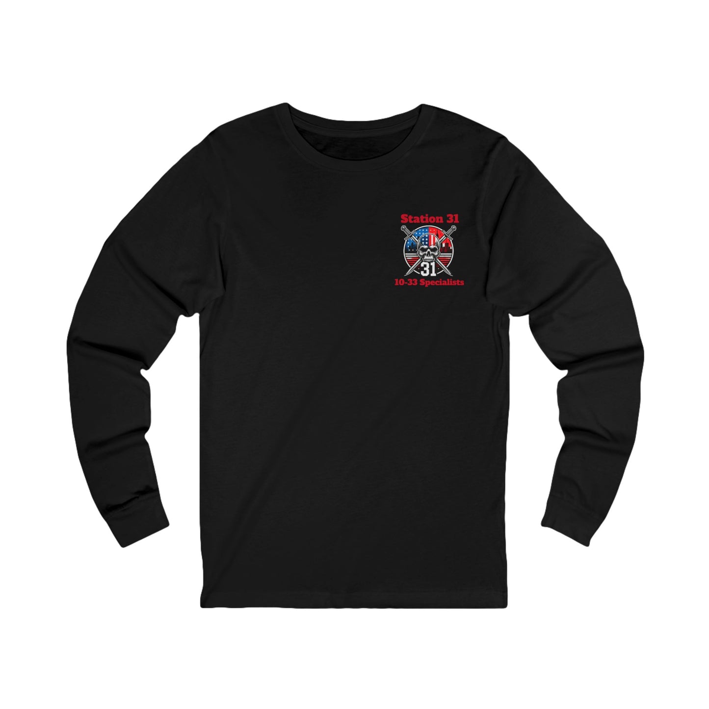 Station 31 - 10-33 Specialists Design/ Unisex Long Sleeve Tee
