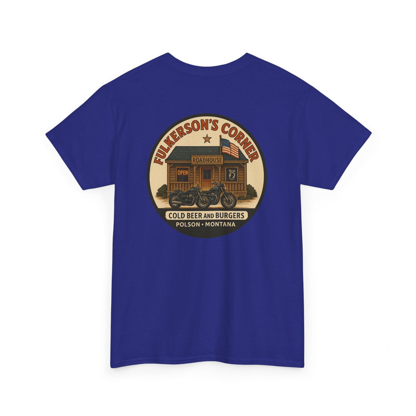 Retro Foodie Unisex Tee - Fulkerson's Corner Burger & Beer Design