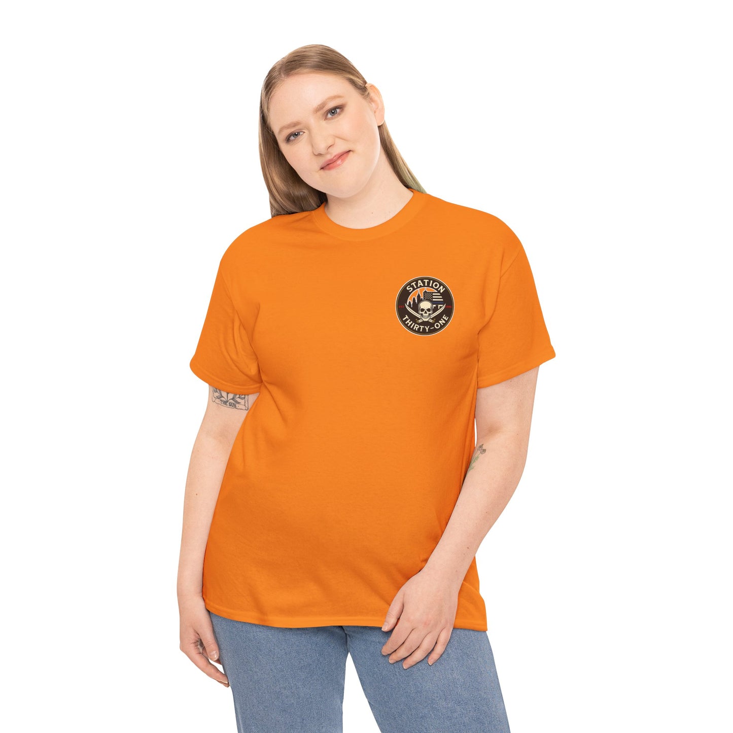Unisex Heavy Cotton Tee - Station Thirty-One Fitness Graphic T-Shirt