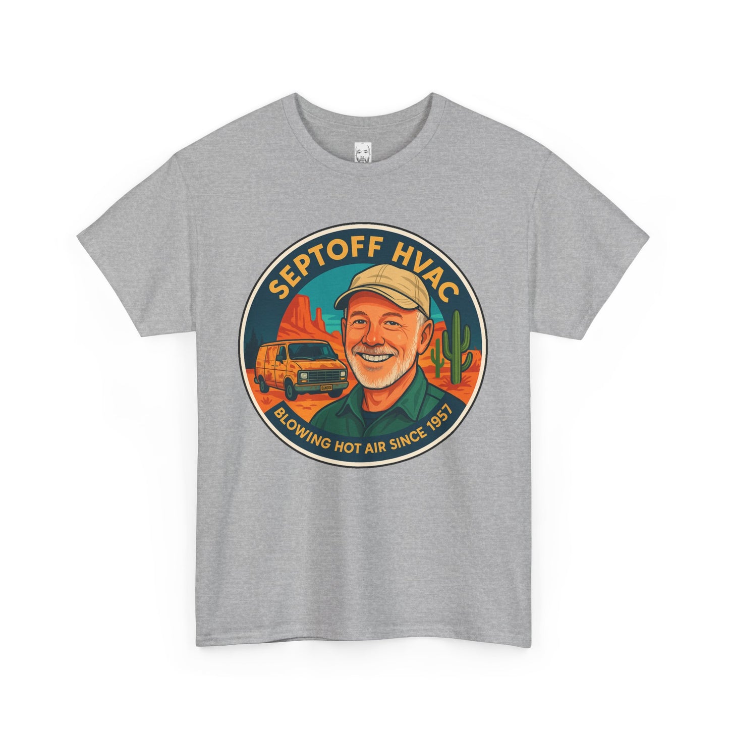 Septoff HVAC Unisex Heavy Cotton Tee