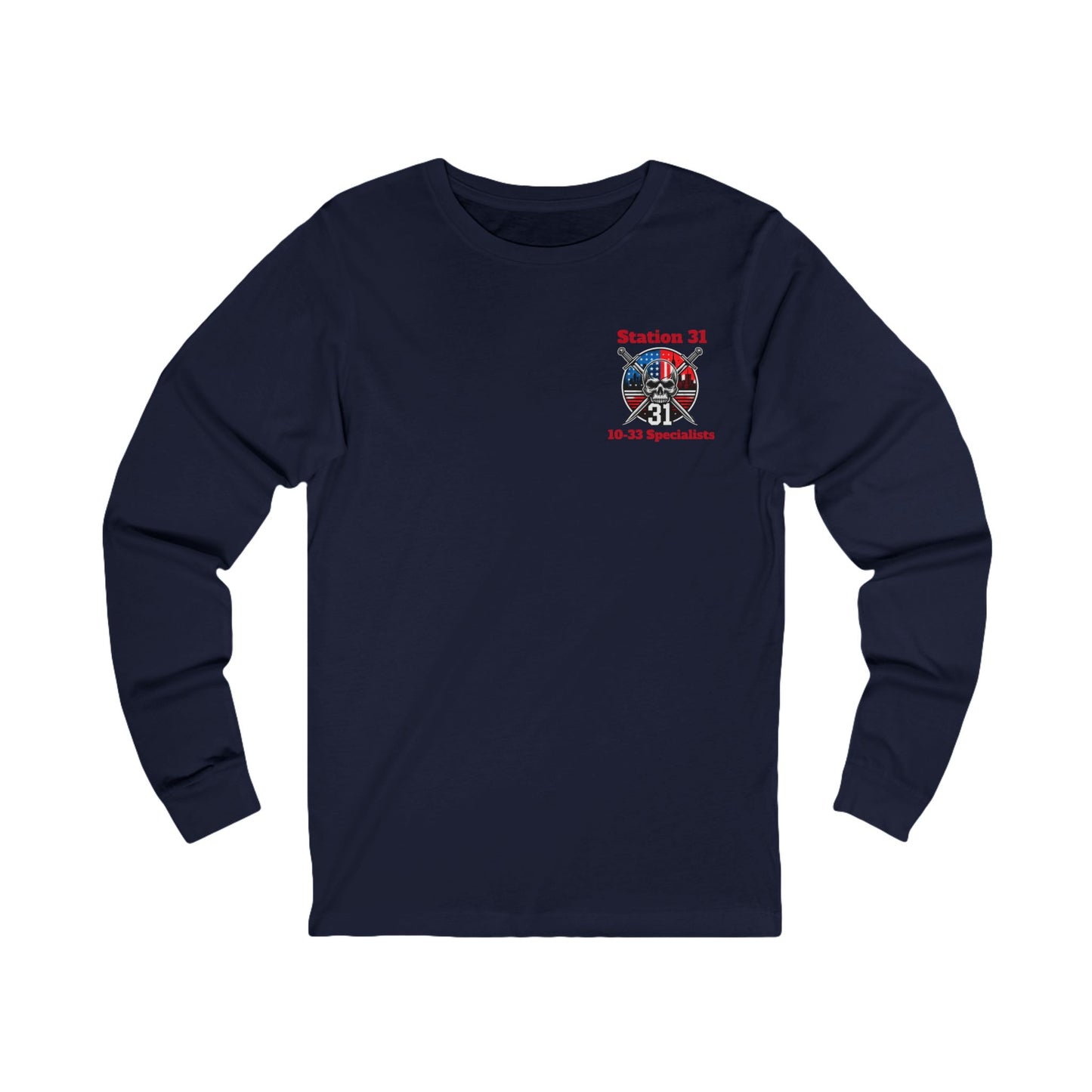 Station 31 - 10-33 Specialists Design/ Unisex Long Sleeve Tee
