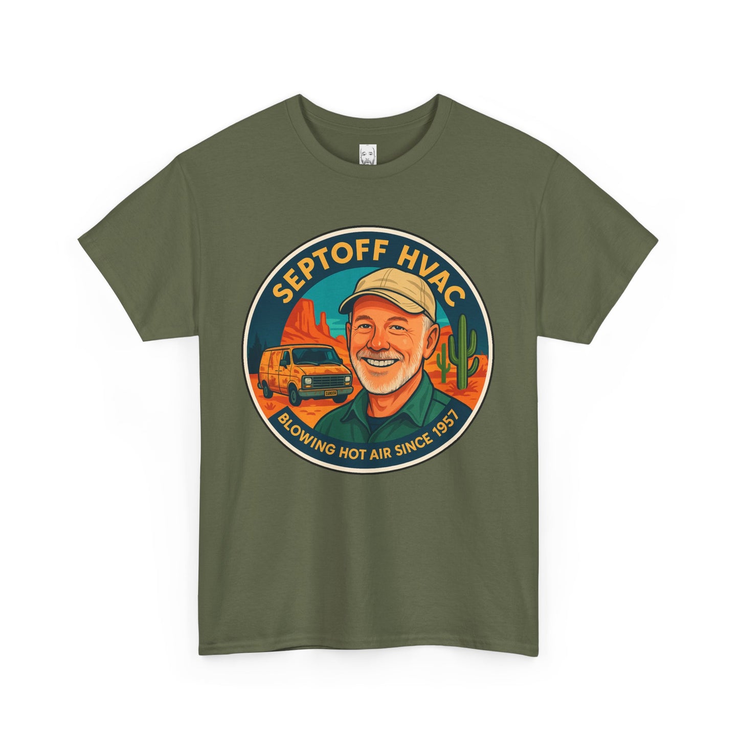 Septoff HVAC Unisex Heavy Cotton Tee