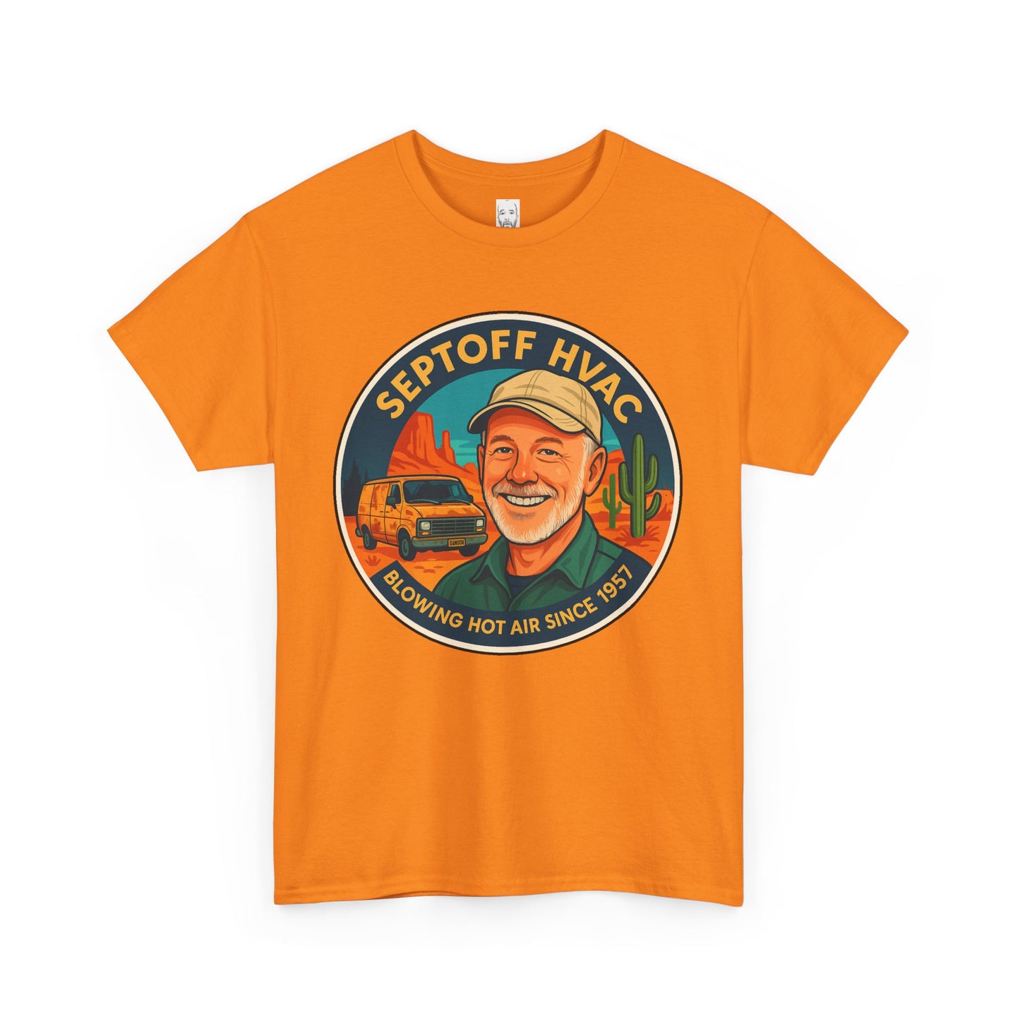 Septoff HVAC Unisex Heavy Cotton Tee