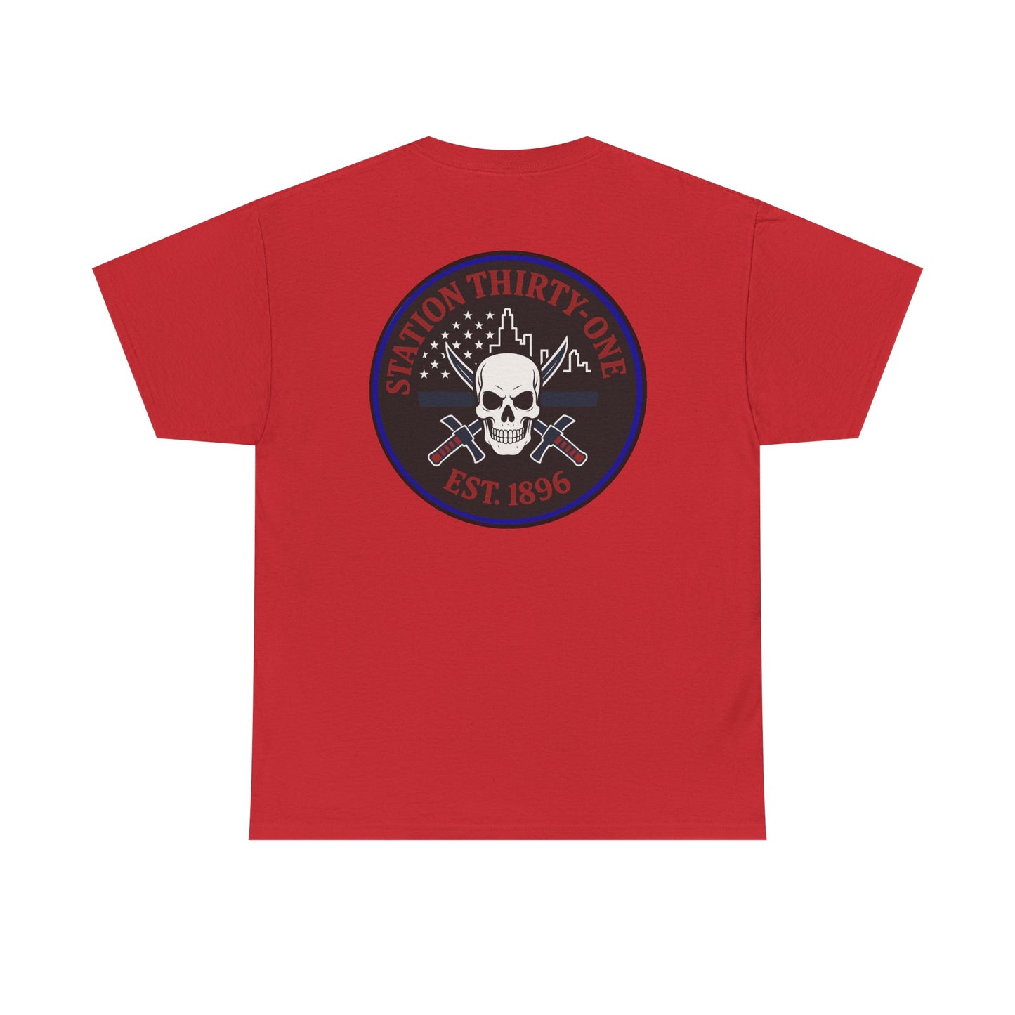 Retro Station 31 Skull Graphic Tee, Unisex Casual Shirt, Edgy Everyday Wear, Perfect for Gifting, Unique Art T-Shirt,