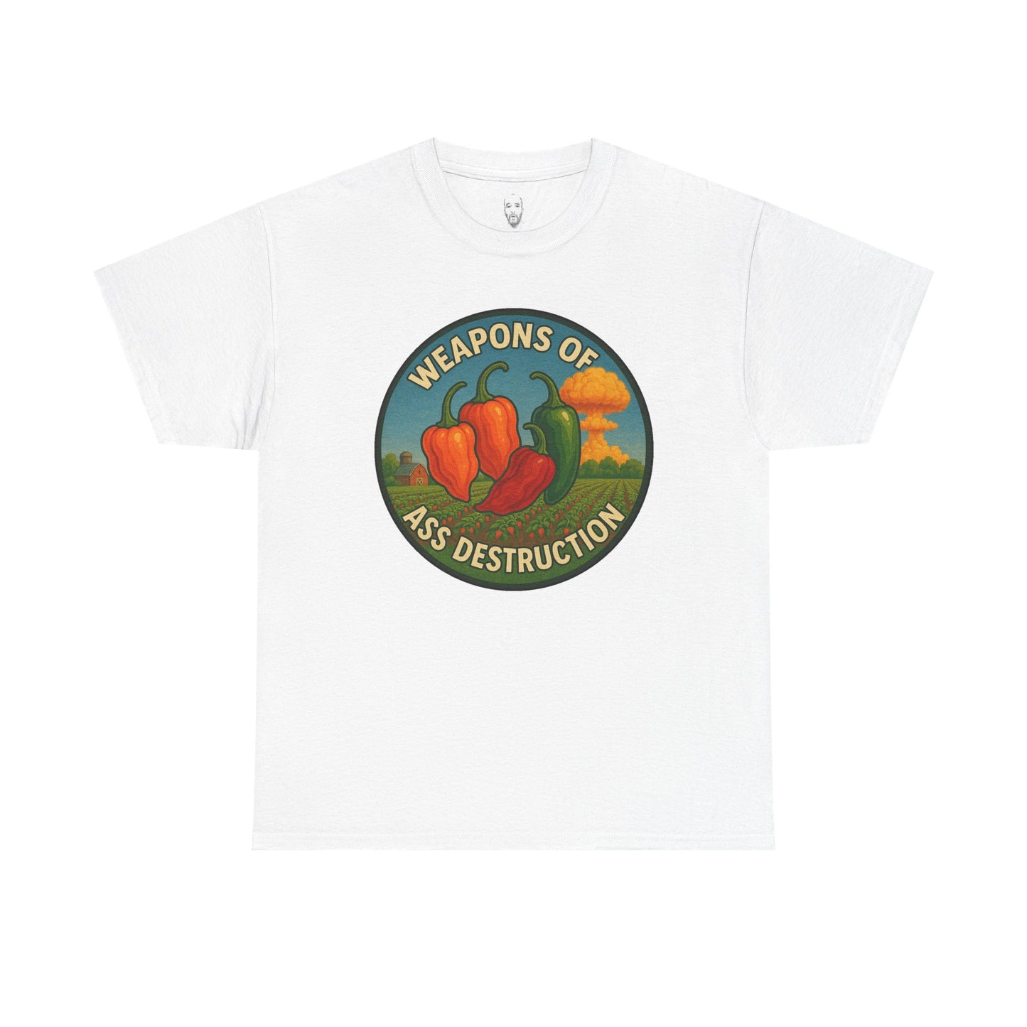 Funny Unisex Heavy Cotton Tee - Weapons of Ass Destruction
