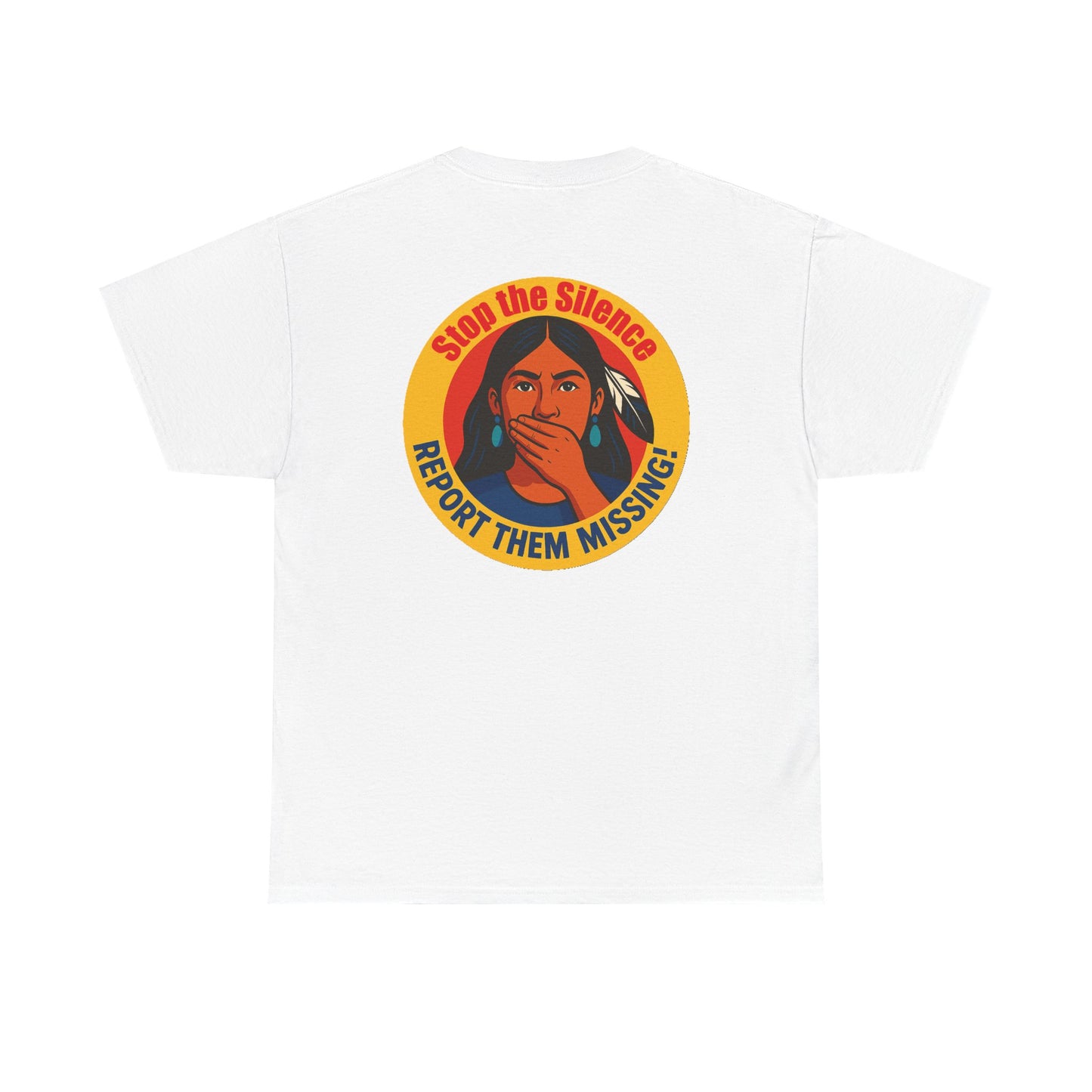 Stop the Silence Unisex Heavy Cotton Tee - Stop the Silence Abduction Awareness Shirt