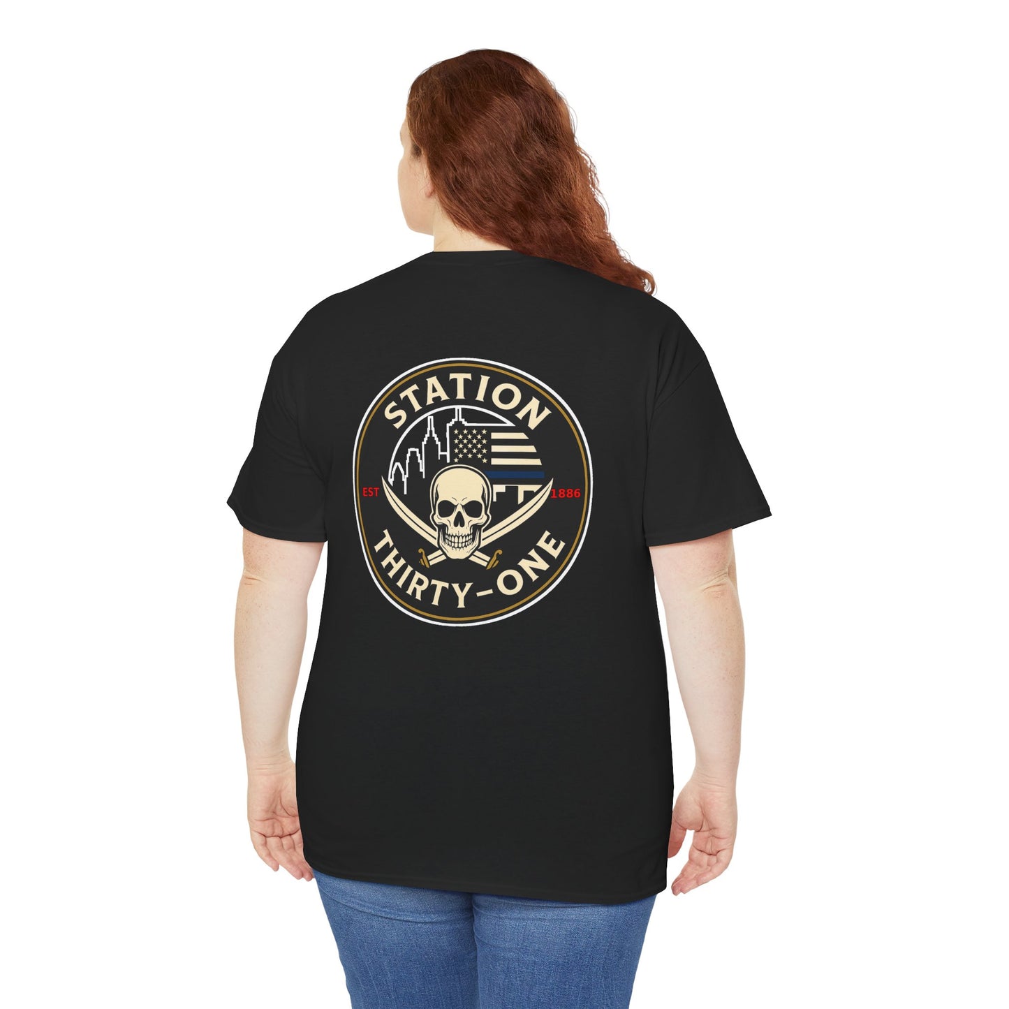Unisex Heavy Cotton Tee - Station Thirty-One Fitness Graphic T-Shirt