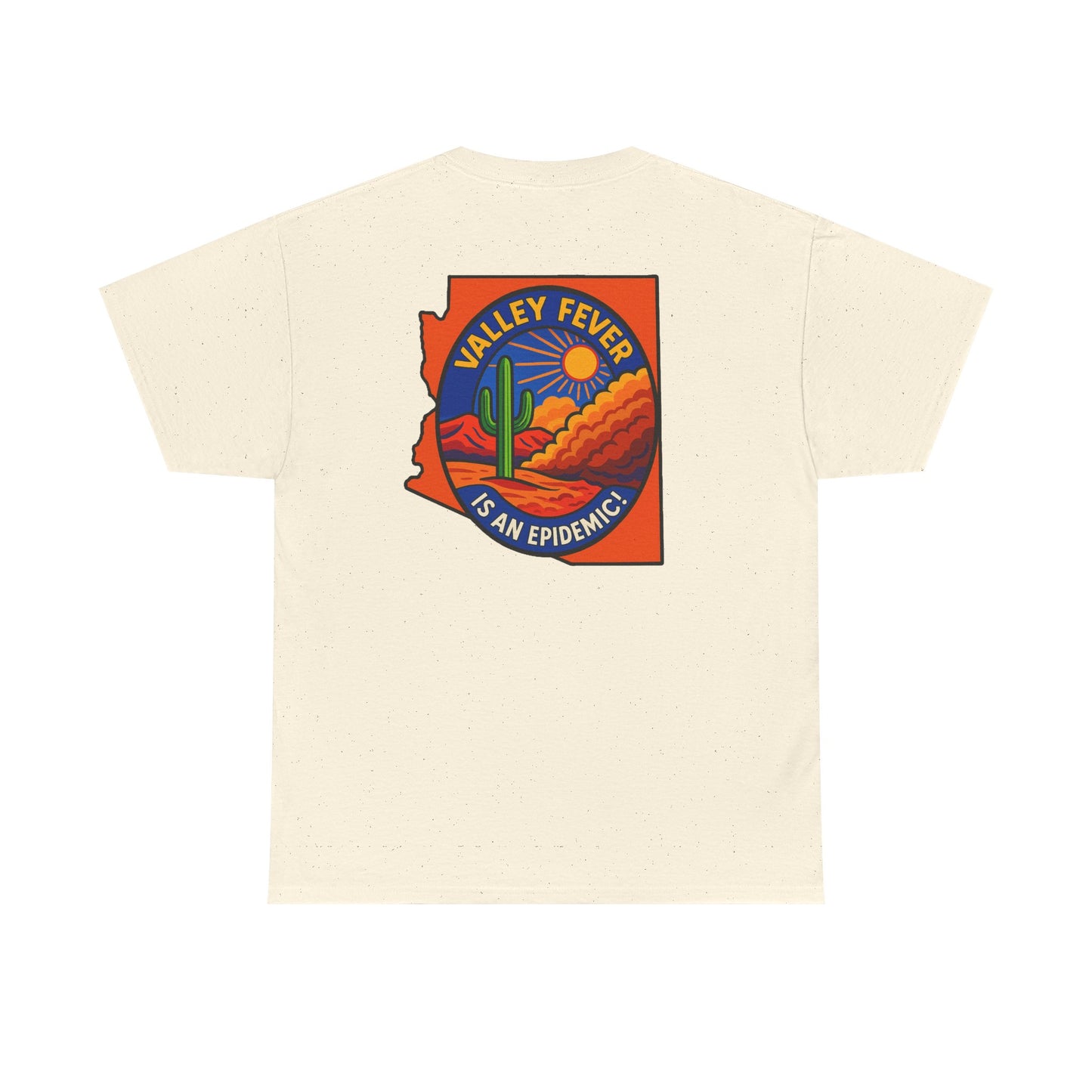 Valley Fever Epidemic Unisex Heavy Cotton Tee - Support Health Education