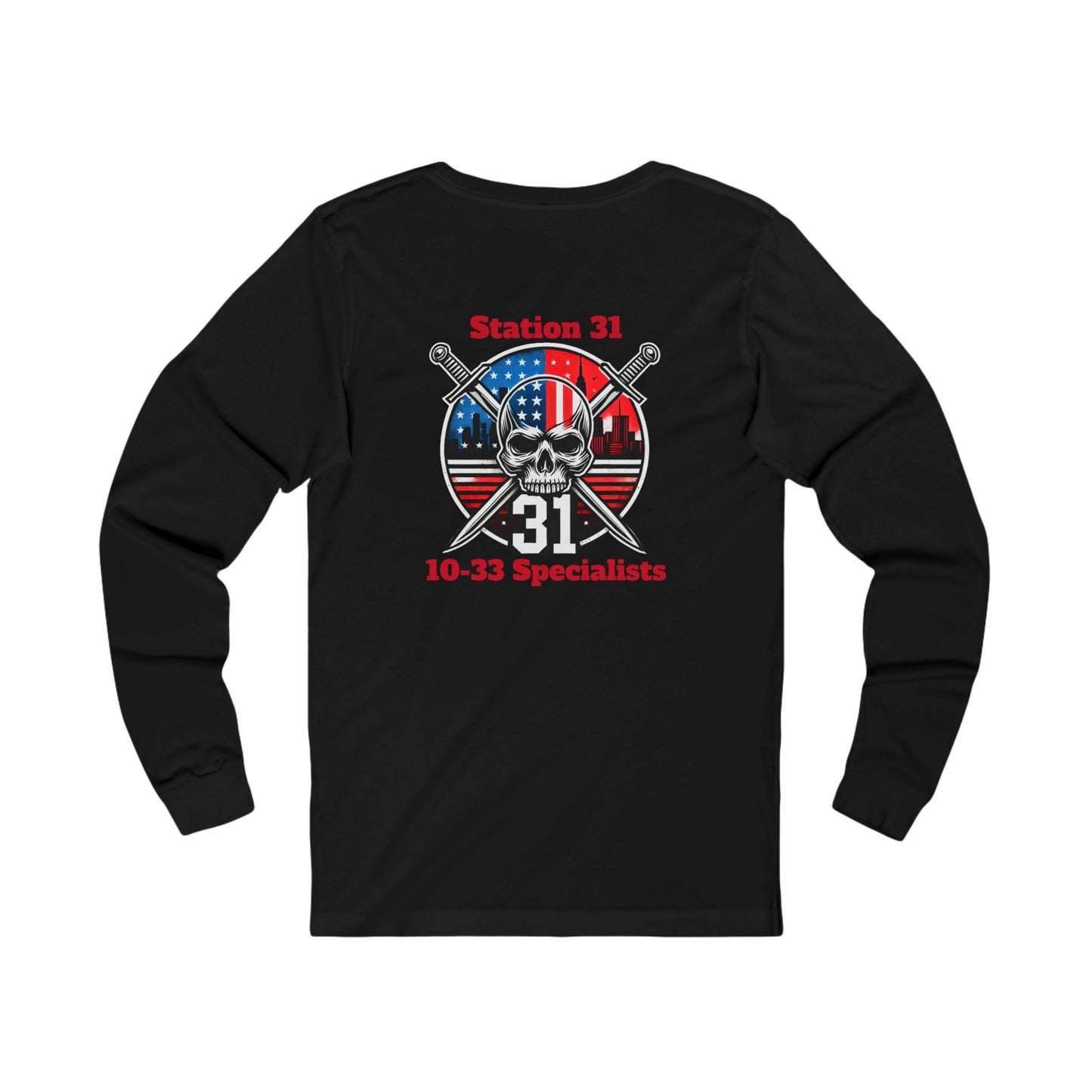 Station 31 - 10-33 Specialists Design/ Unisex Long Sleeve Tee