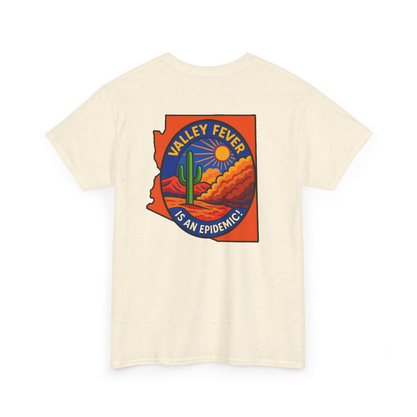 Valley Fever Epidemic Unisex Heavy Cotton Tee - Support Health Education