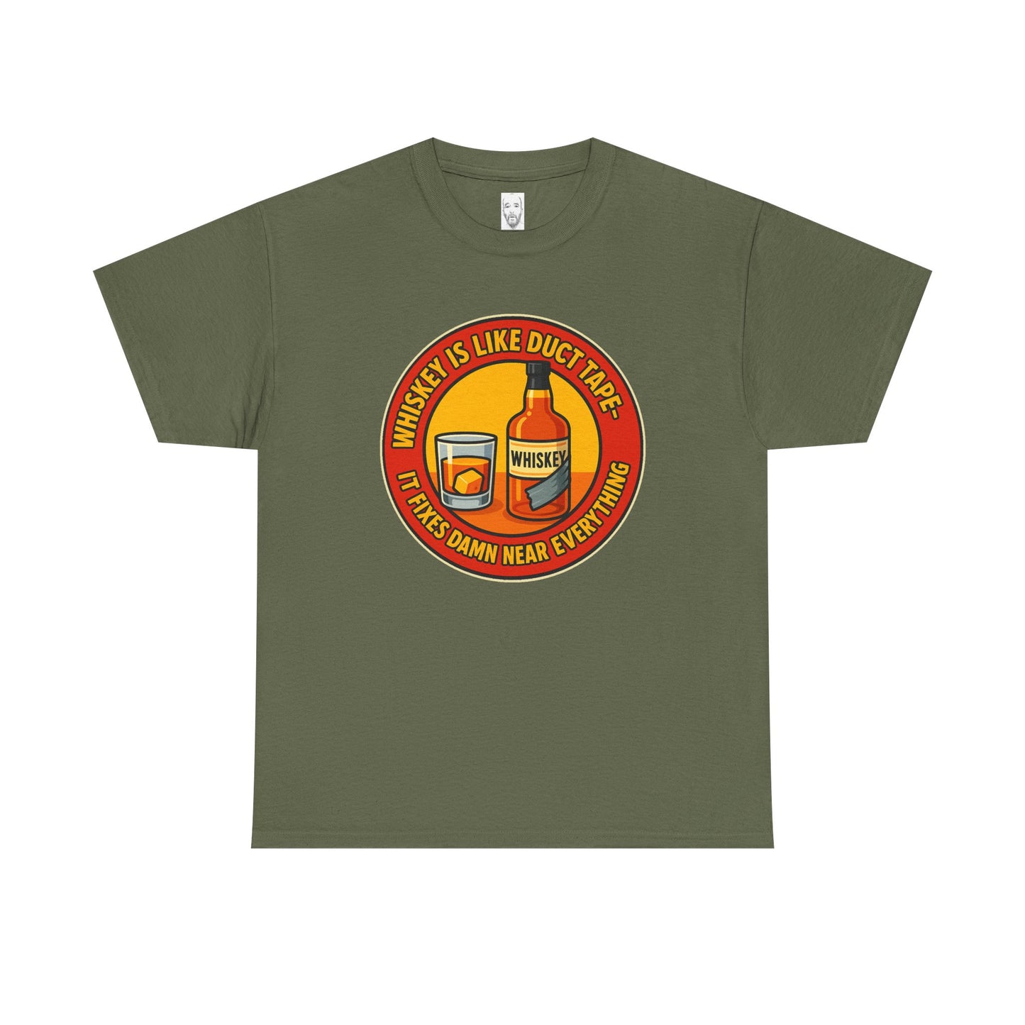 Whiskey Is Like Duct Tape T-Shirt - Funny Unisex Cotton Tee, Great for Parties, Gifts, Birthdays, Casual Wear, Humor Merch