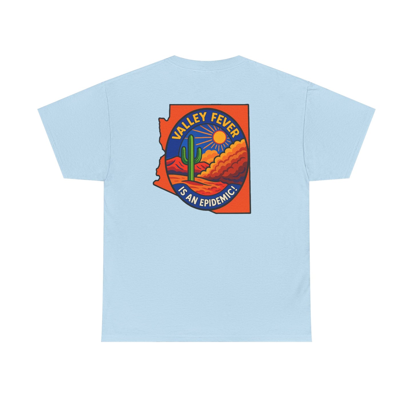 Valley Fever Epidemic Unisex Heavy Cotton Tee - Support Health Education