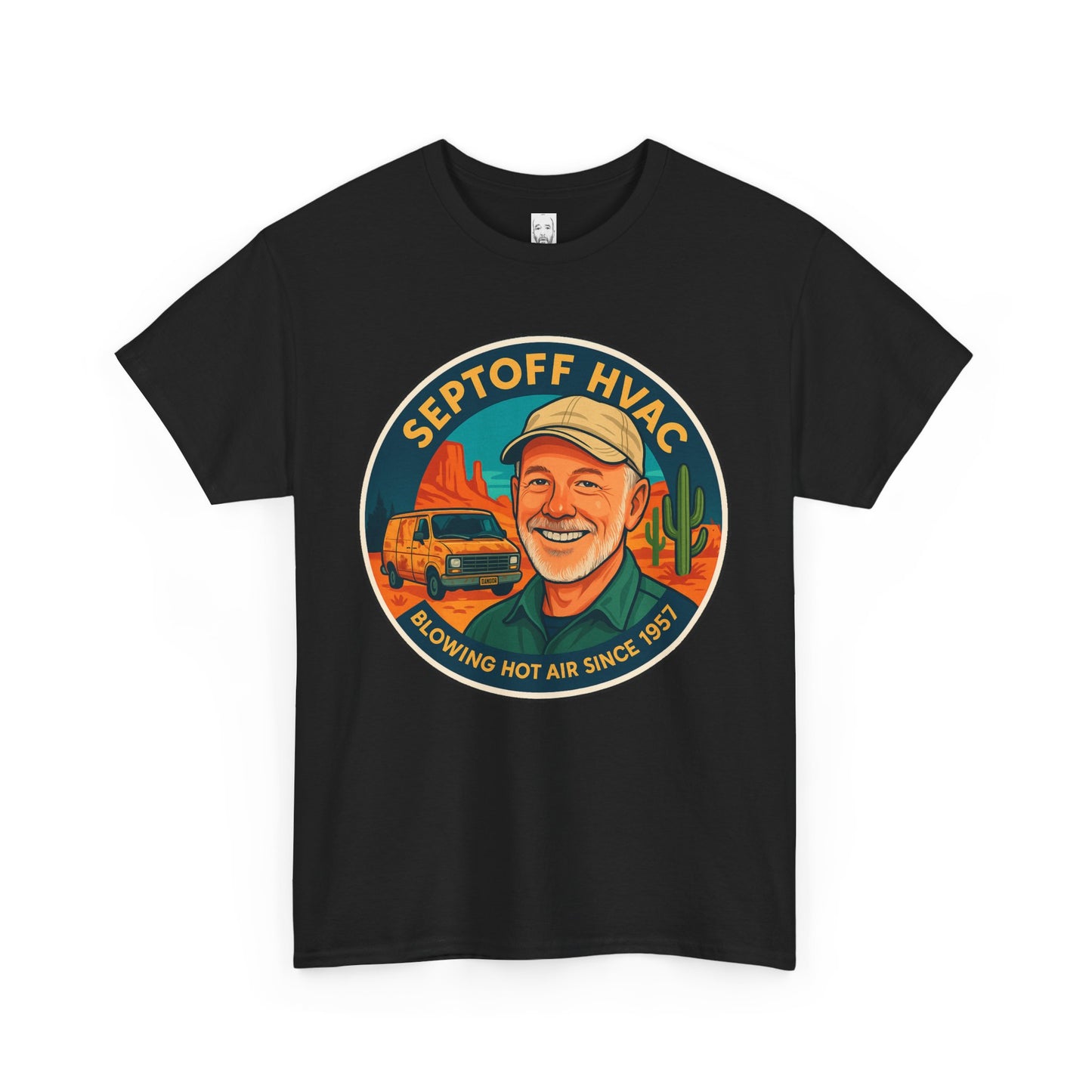 Septoff HVAC Unisex Heavy Cotton Tee