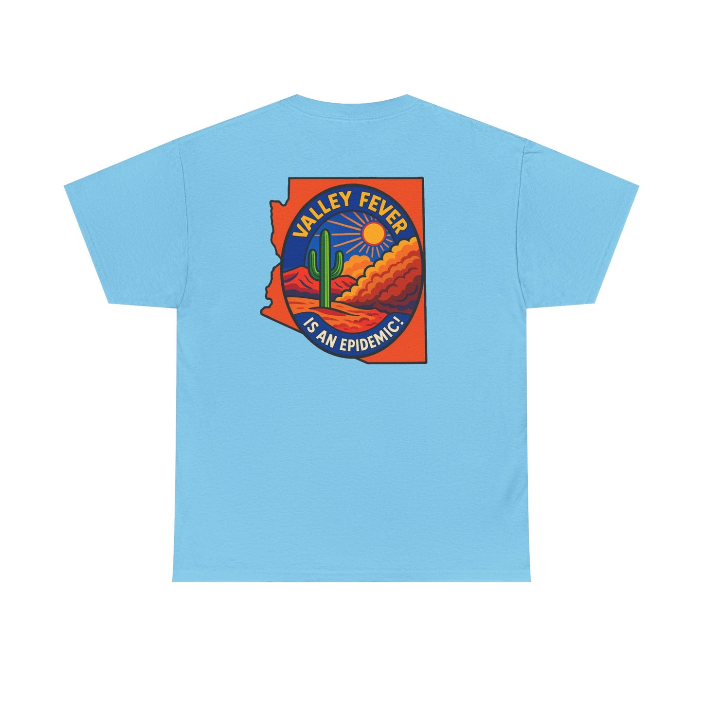 Valley Fever Epidemic Unisex Heavy Cotton Tee - Support Health Education