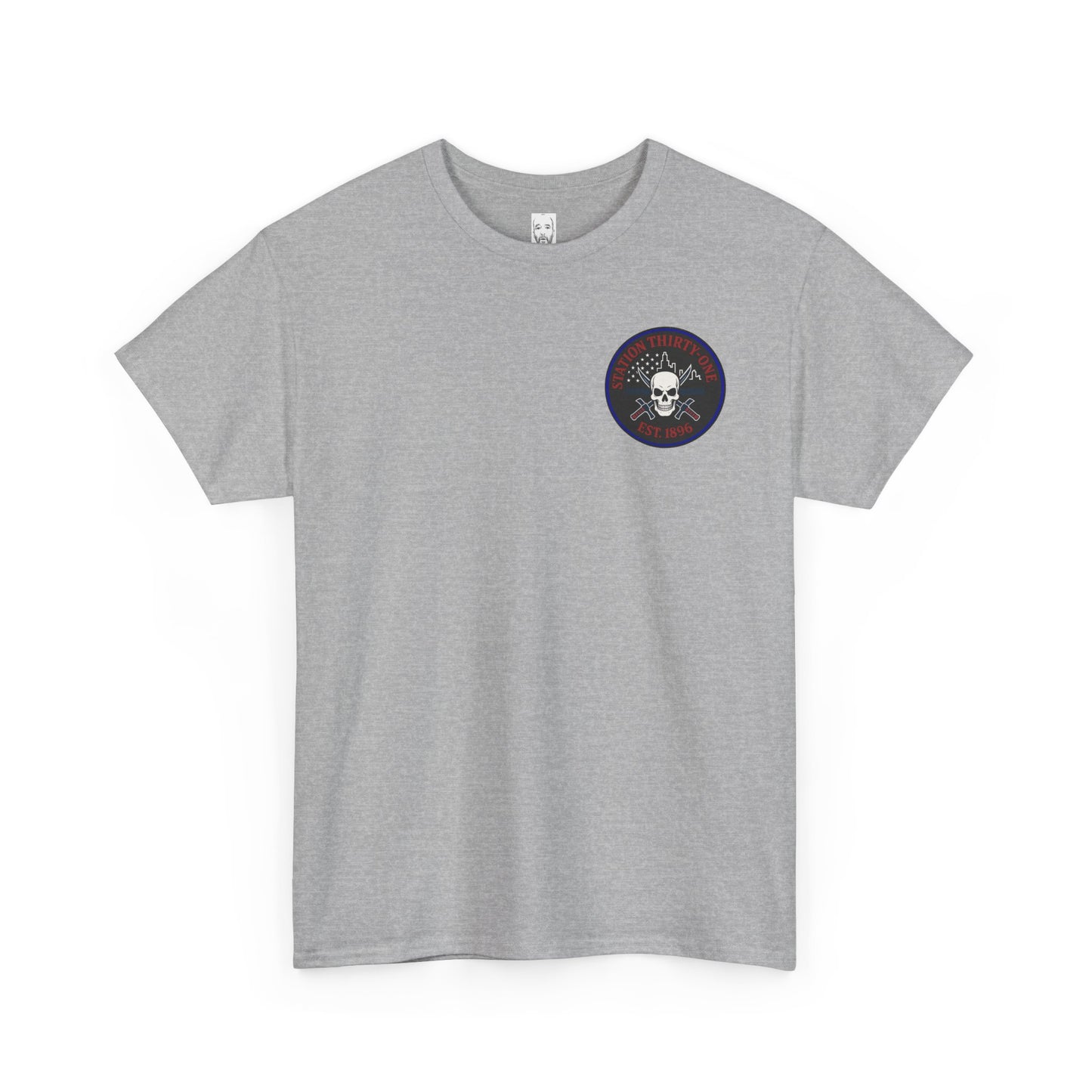 Retro Station 31 Skull Graphic Tee, Unisex Casual Shirt, Edgy Everyday Wear, Perfect for Gifting, Unique Art T-Shirt,