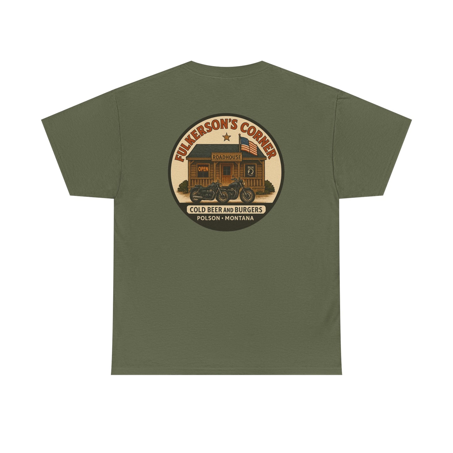 Retro Foodie Unisex Tee - Fulkerson's Corner Burger & Beer Design