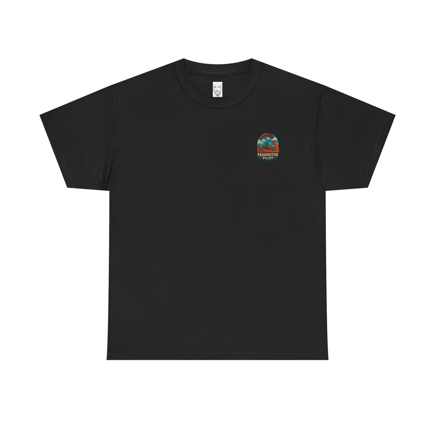 Paramotor Pilot Unisex Heavy Cotton Tee - Adventure Inspired Graphic T-Shirt