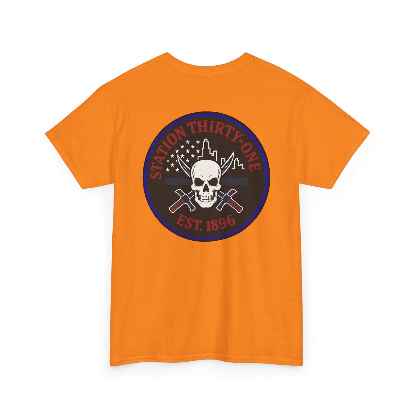 Retro Station 31 Skull Graphic Tee, Unisex Casual Shirt, Edgy Everyday Wear, Perfect for Gifting, Unique Art T-Shirt,