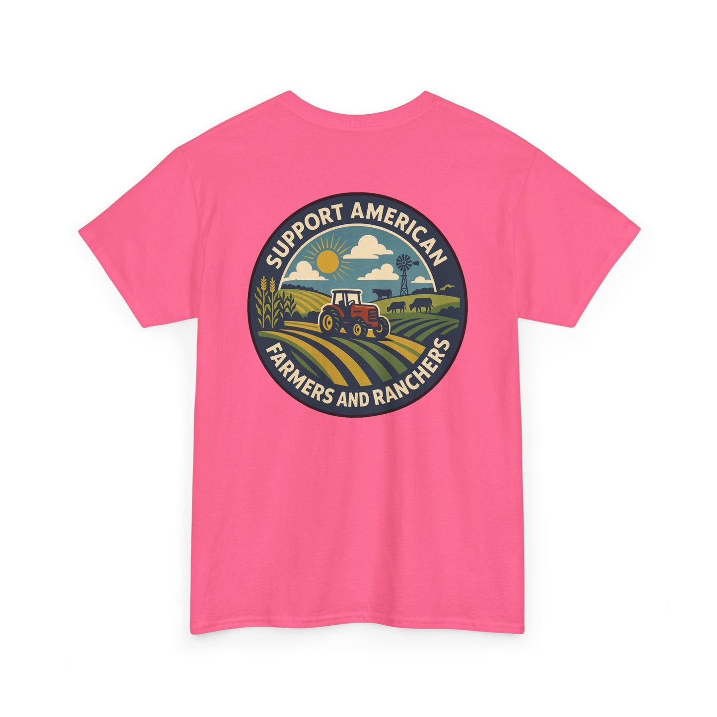 Support American Farmers Unisex Heavy Cotton Tee