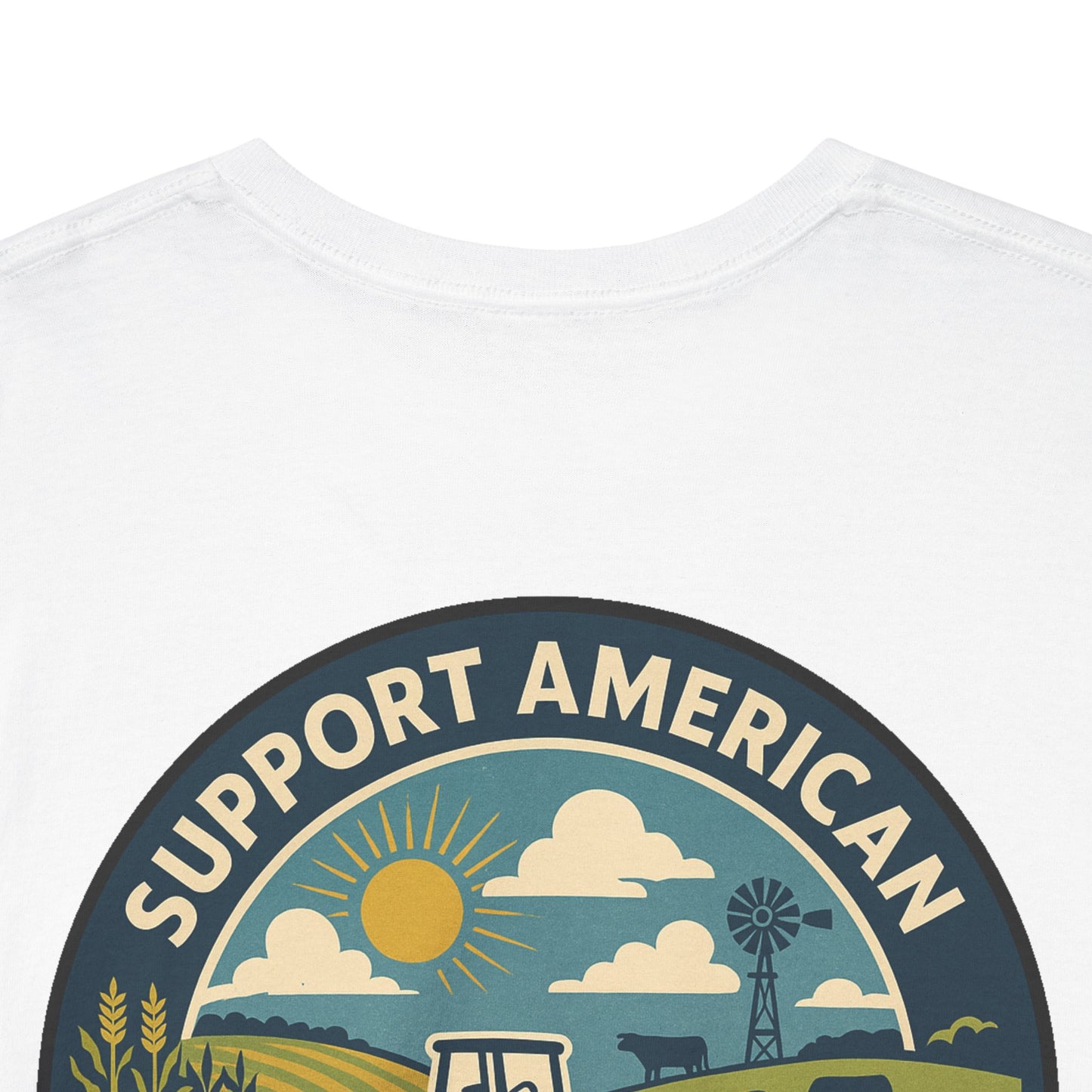 Support American Farmers Unisex Heavy Cotton Tee