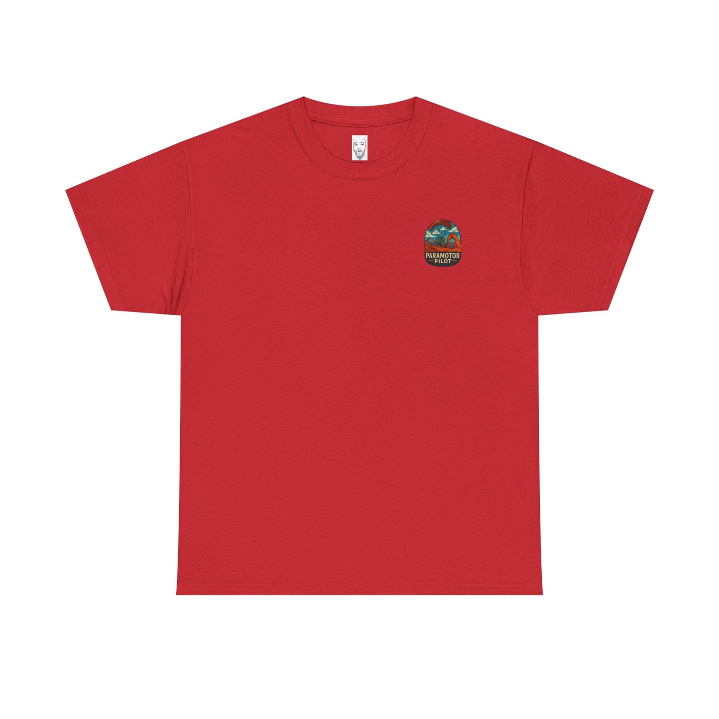 Paramotor Pilot Unisex Heavy Cotton Tee - Adventure Inspired Graphic T-Shirt
