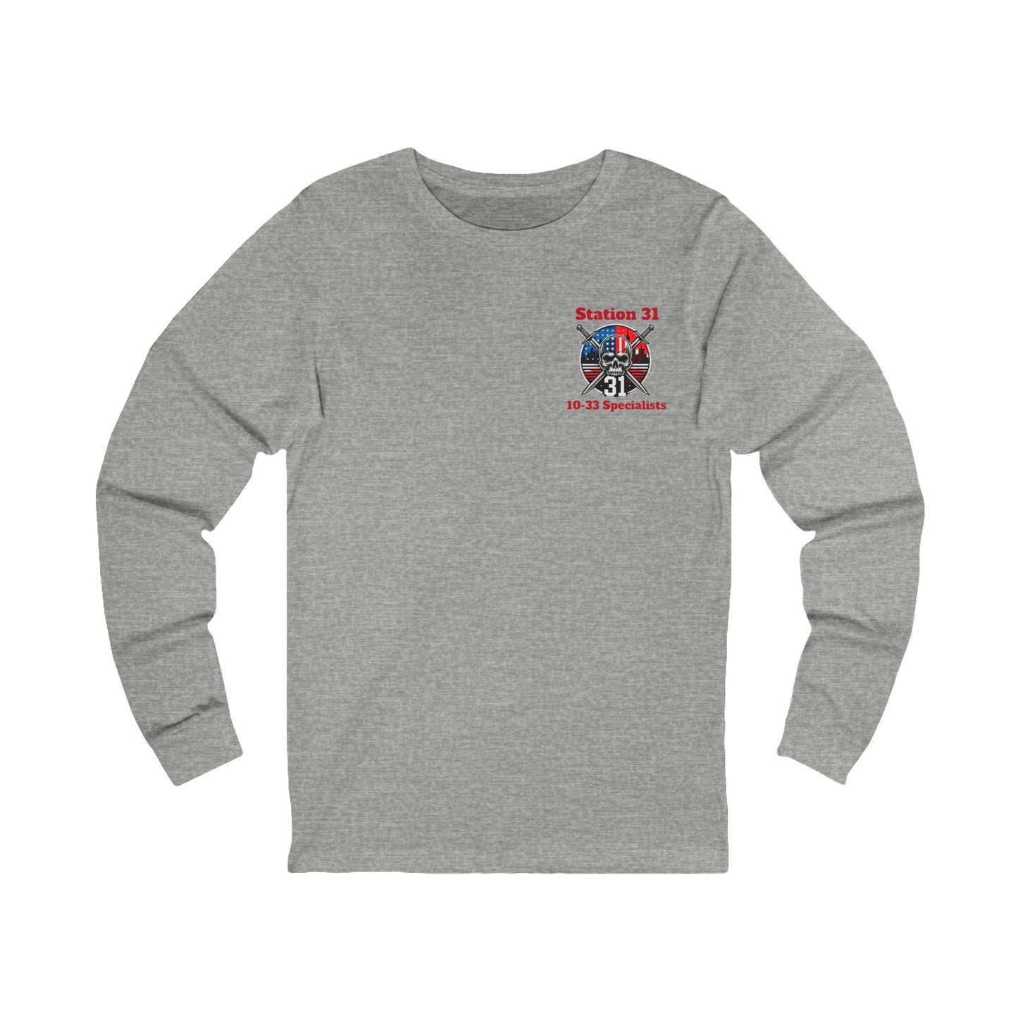 Station 31 - 10-33 Specialists Design/ Unisex Long Sleeve Tee
