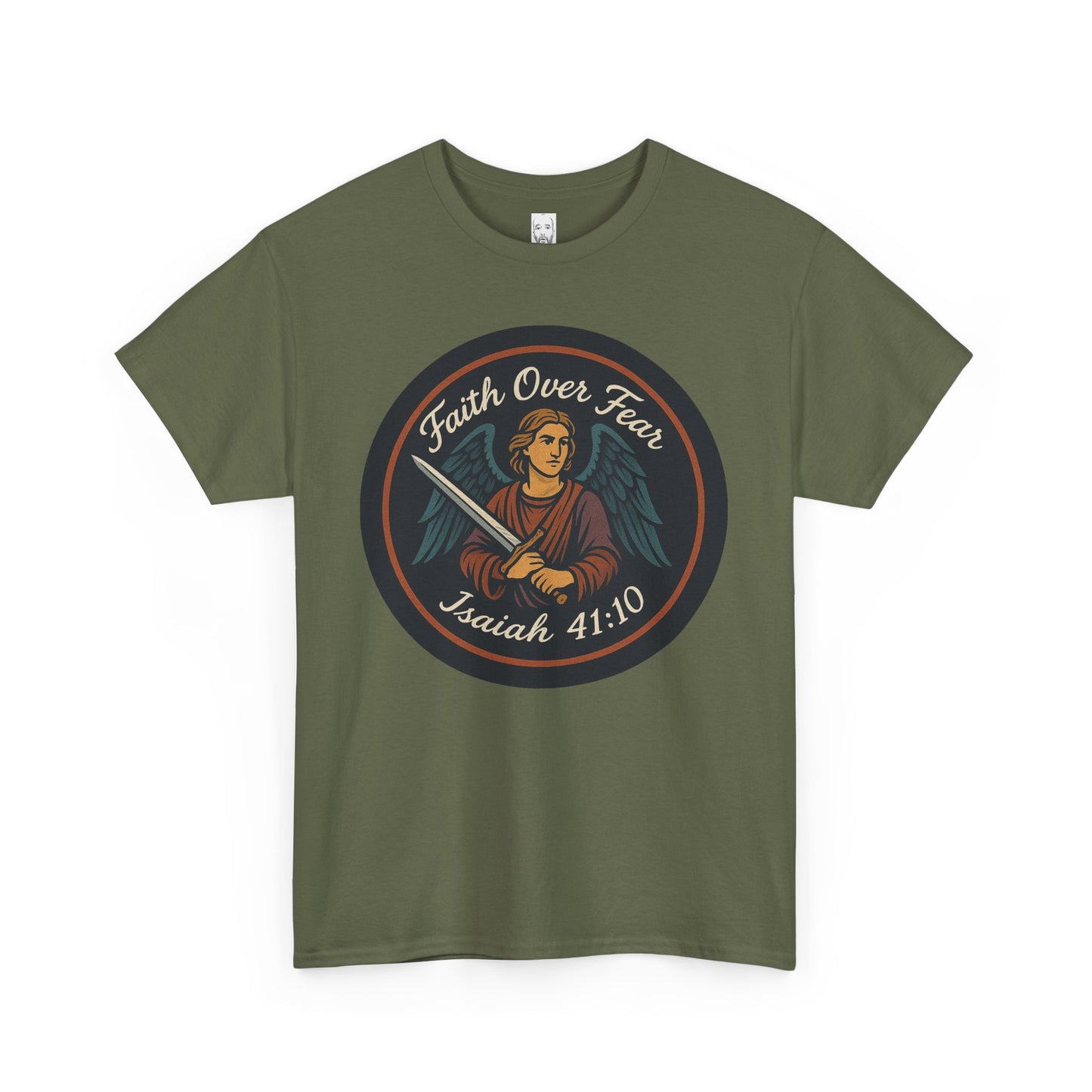 Faith Over Fear Unisex Heavy Cotton Tee – Inspirational Christian Apparel