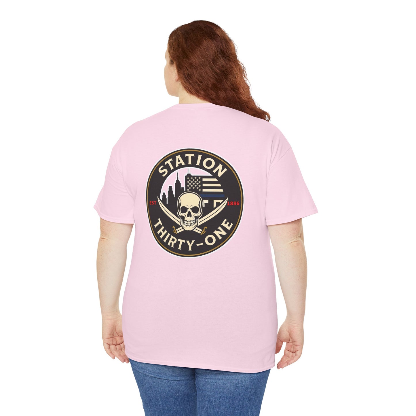 Unisex Heavy Cotton Tee - Station Thirty-One Fitness Graphic T-Shirt