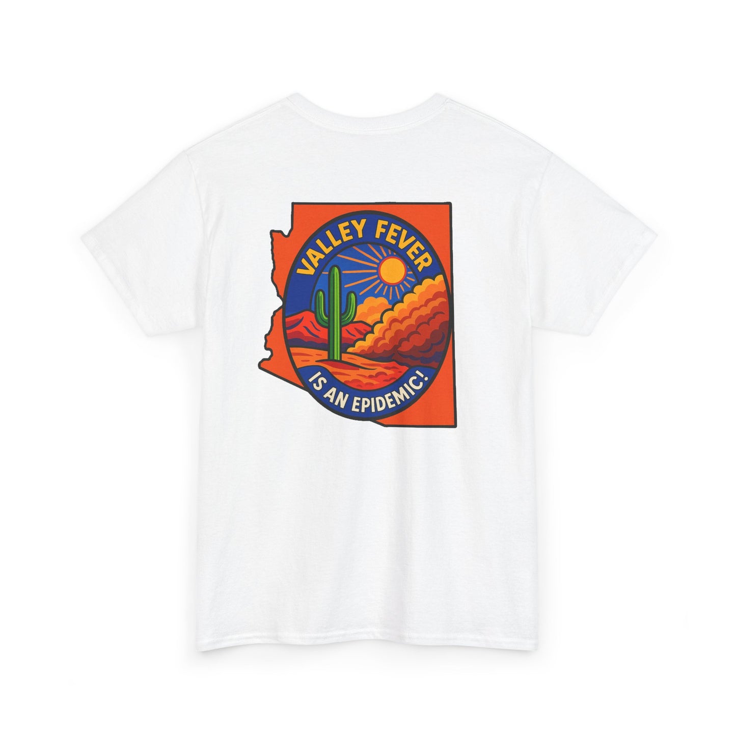 Valley Fever Epidemic Unisex Heavy Cotton Tee - Support Health Education