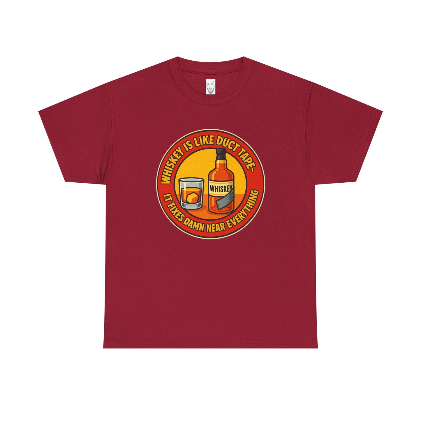 Whiskey Is Like Duct Tape T-Shirt - Funny Unisex Cotton Tee, Great for Parties, Gifts, Birthdays, Casual Wear, Humor Merch