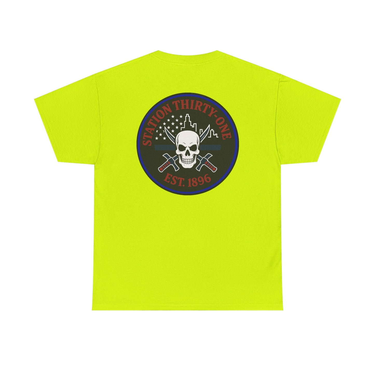 Retro Station 31 Skull Graphic Tee, Unisex Casual Shirt, Edgy Everyday Wear, Perfect for Gifting, Unique Art T-Shirt,
