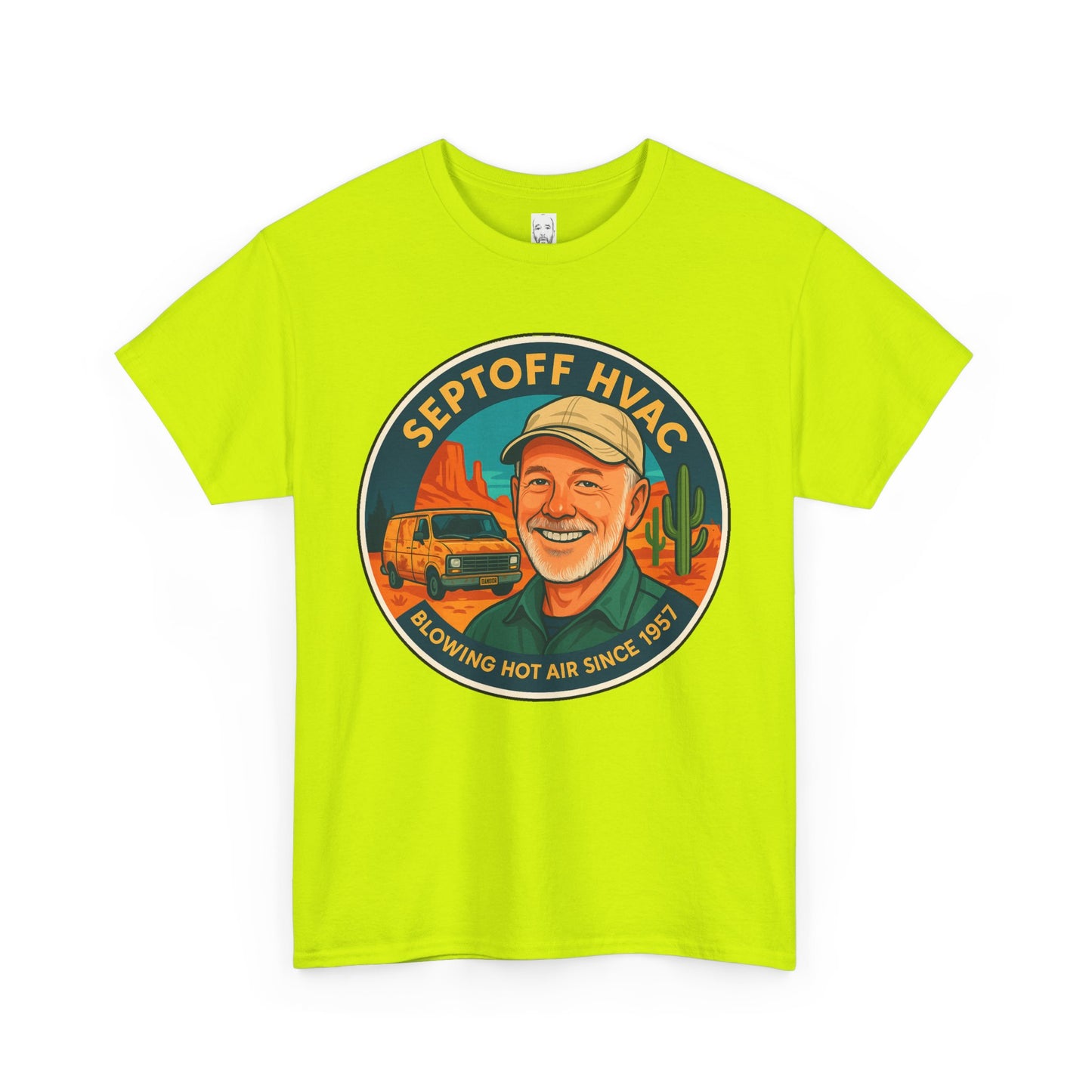 Septoff HVAC Unisex Heavy Cotton Tee