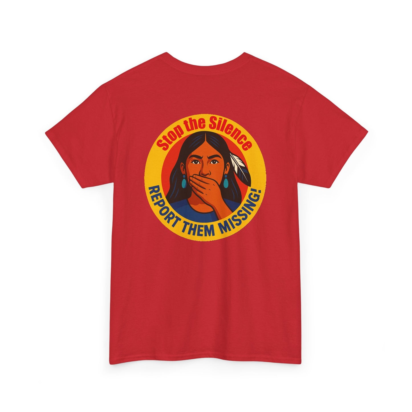 Stop the Silence Unisex Heavy Cotton Tee - Stop the Silence Abduction Awareness Shirt