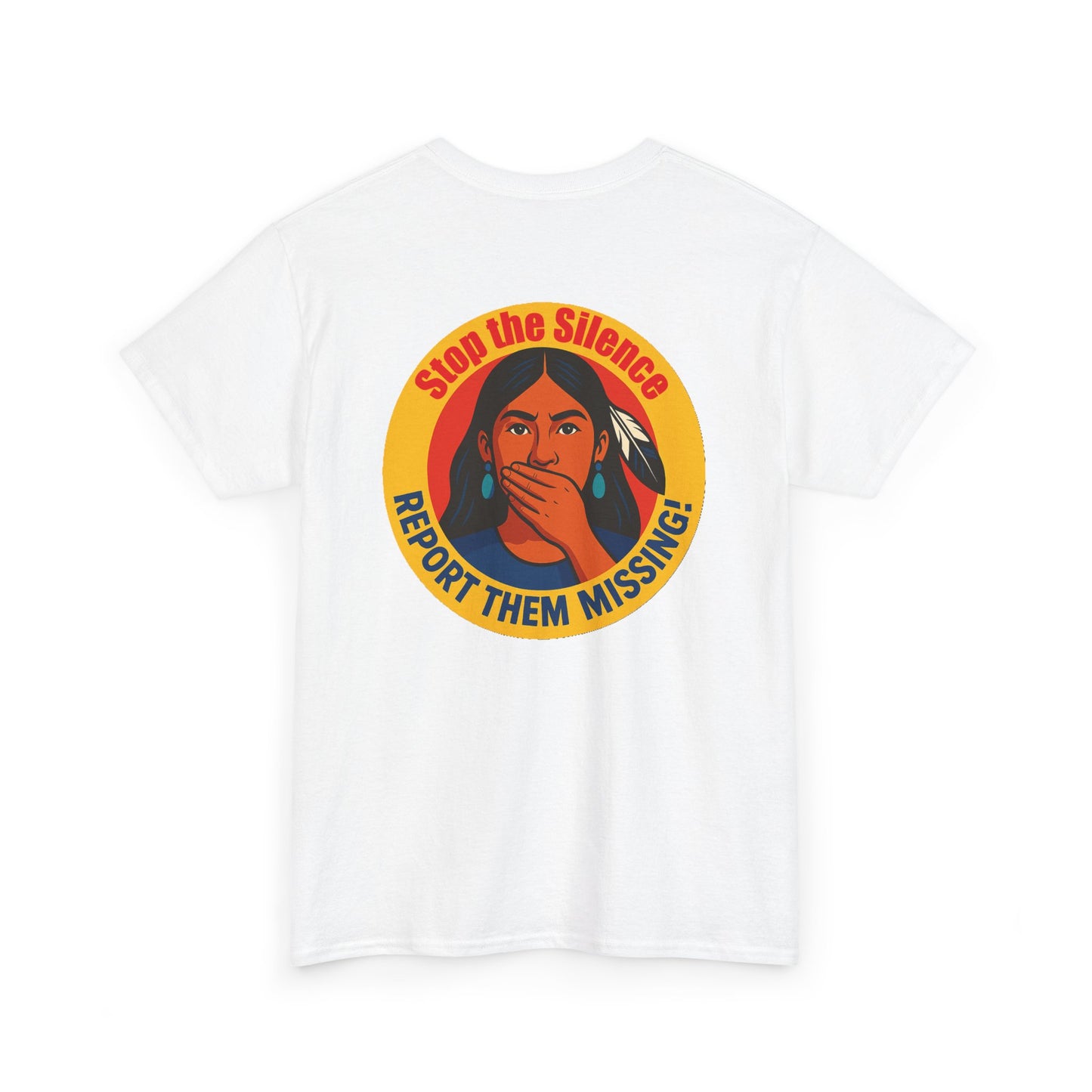 Stop the Silence Unisex Heavy Cotton Tee - Stop the Silence Abduction Awareness Shirt
