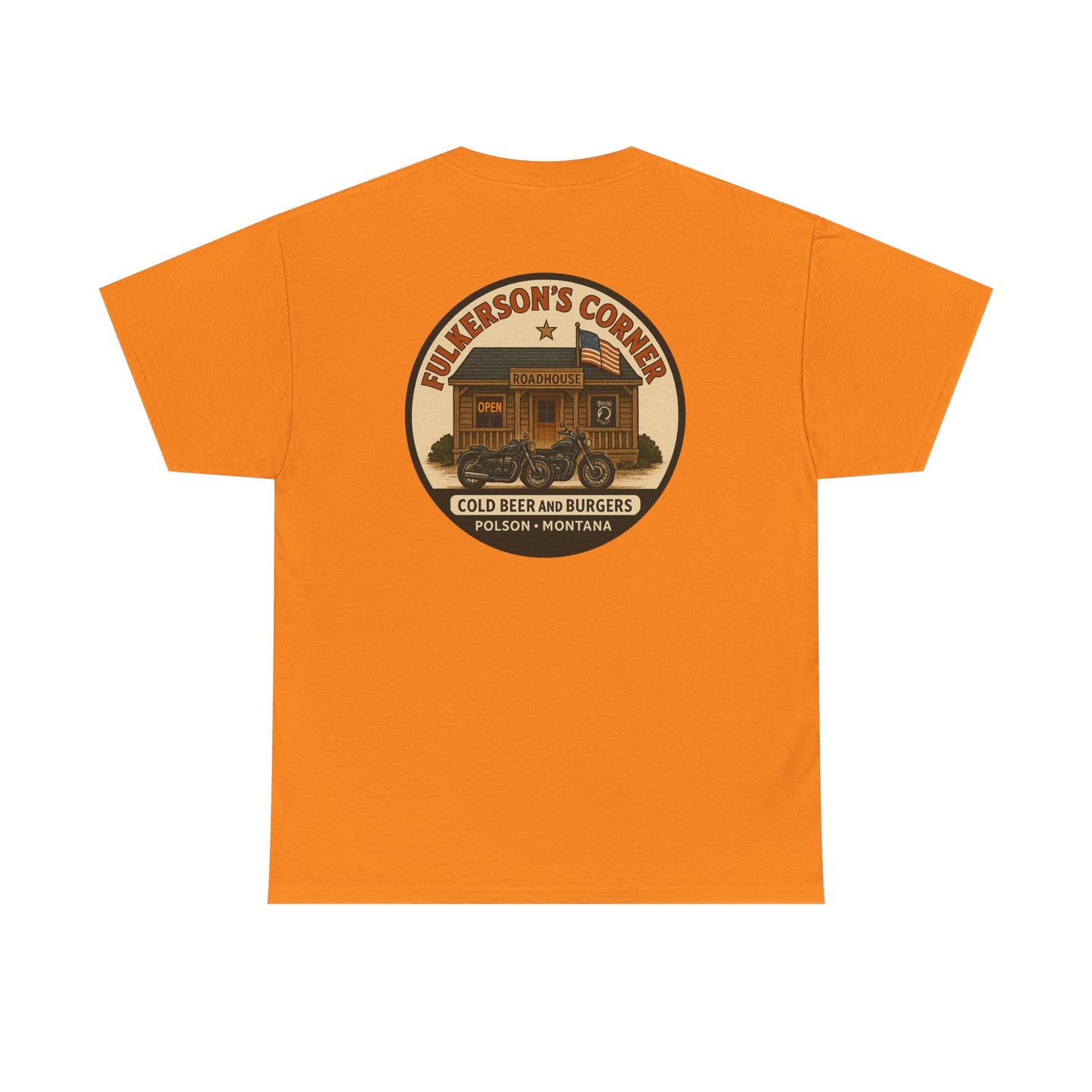 Retro Foodie Unisex Tee - Fulkerson's Corner Burger & Beer Design