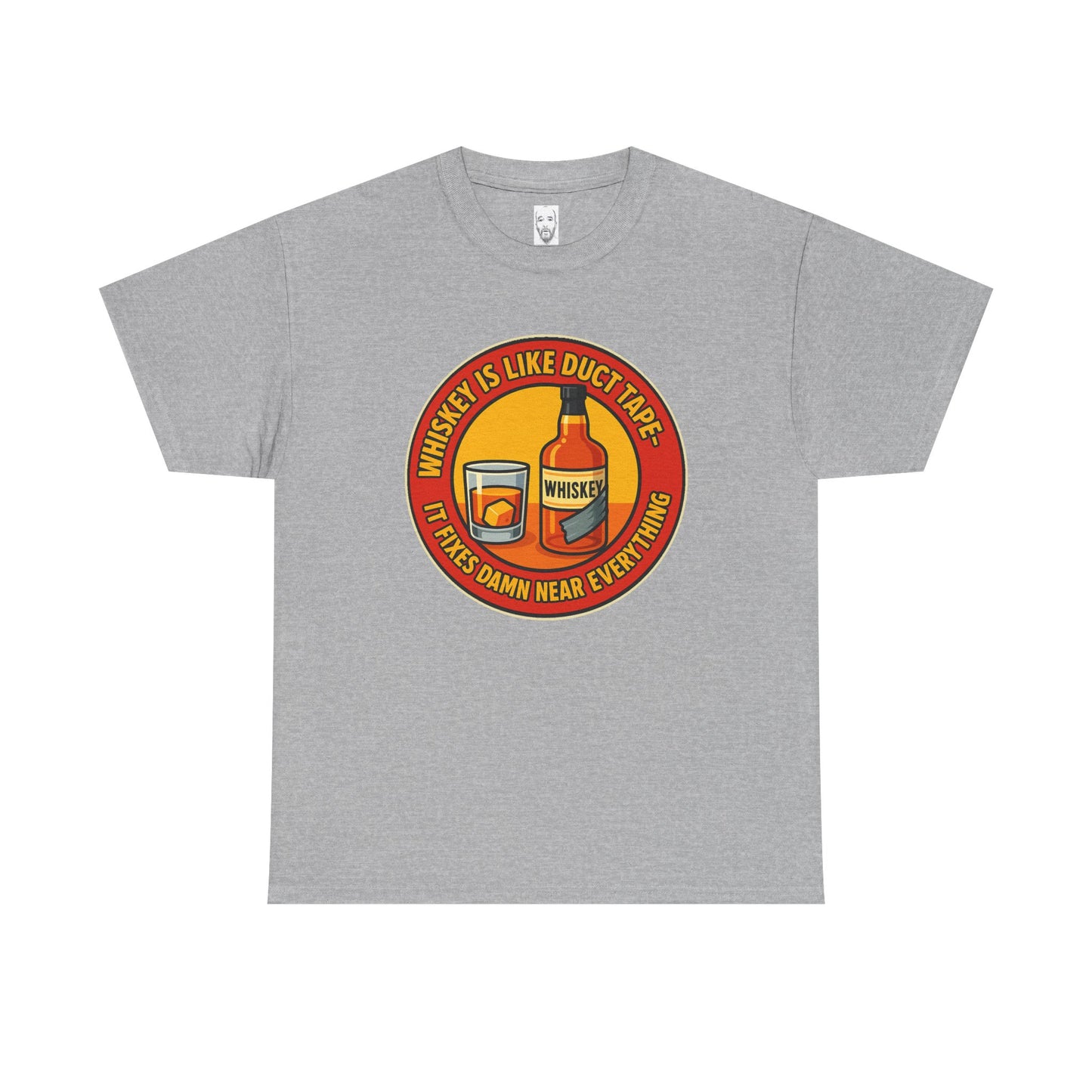 Whiskey Is Like Duct Tape T-Shirt - Funny Unisex Cotton Tee, Great for Parties, Gifts, Birthdays, Casual Wear, Humor Merch