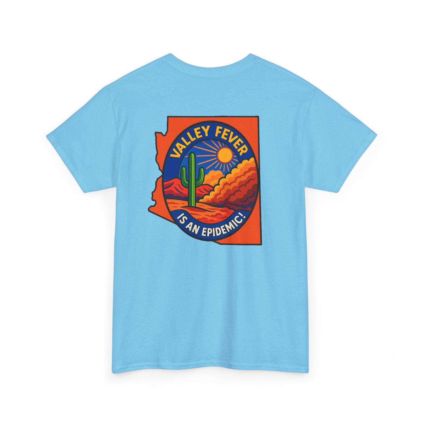 Valley Fever Epidemic Unisex Heavy Cotton Tee - Support Health Education