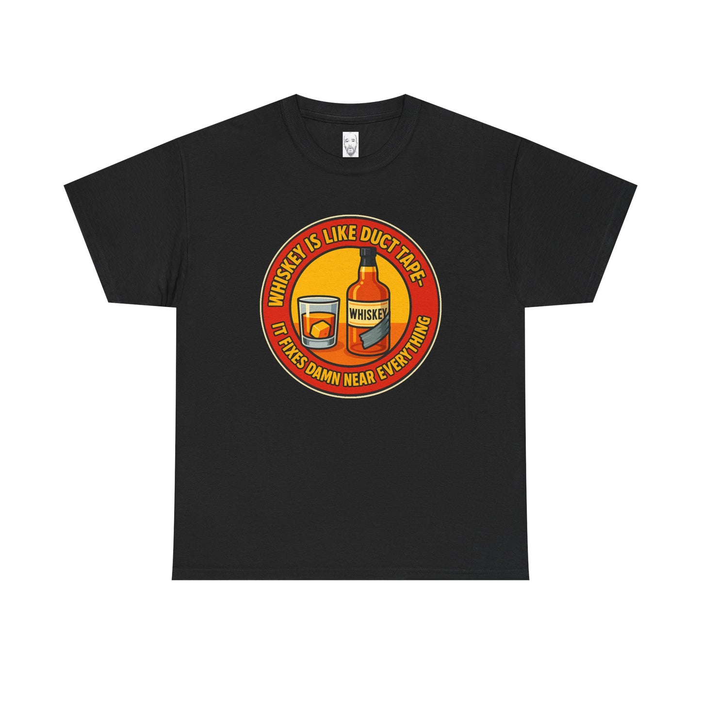 Whiskey Is Like Duct Tape T-Shirt - Funny Unisex Cotton Tee, Great for Parties, Gifts, Birthdays, Casual Wear, Humor Merch
