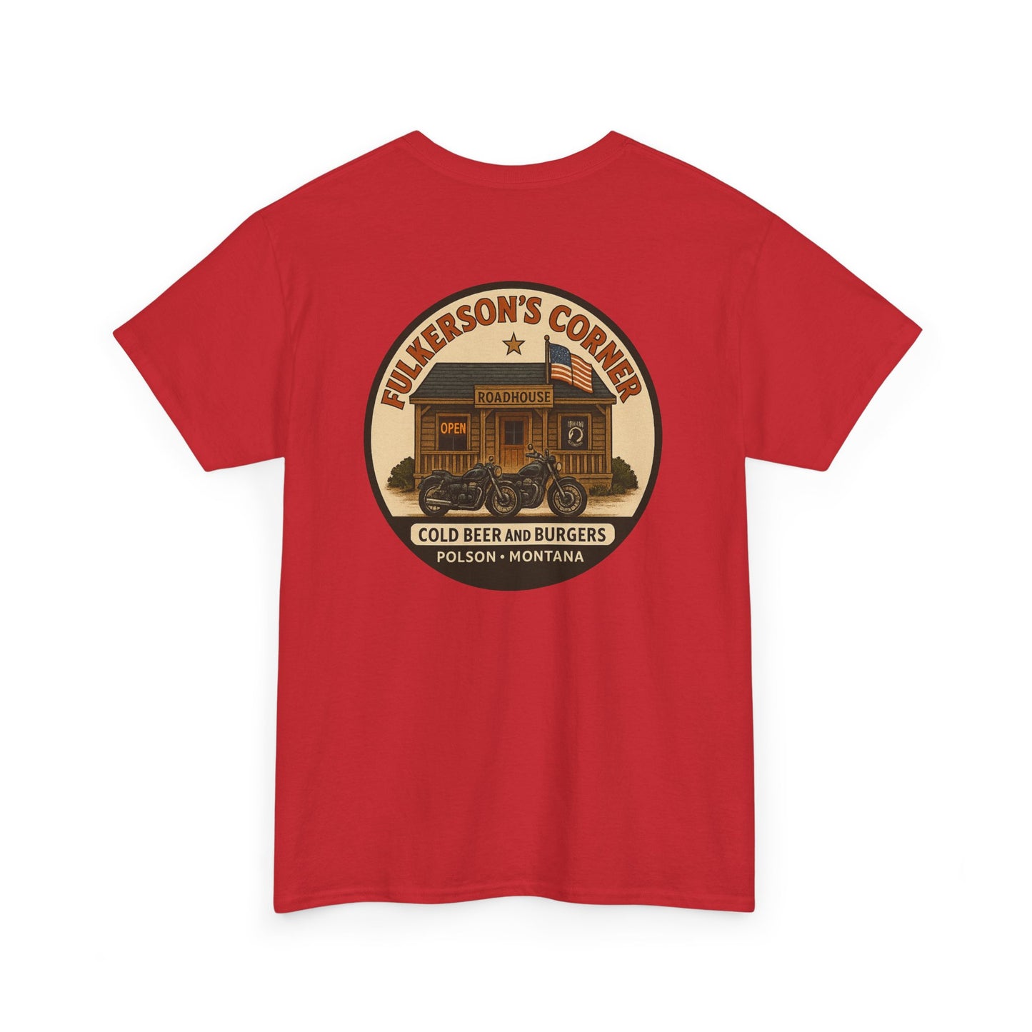 Retro Foodie Unisex Tee - Fulkerson's Corner Burger & Beer Design