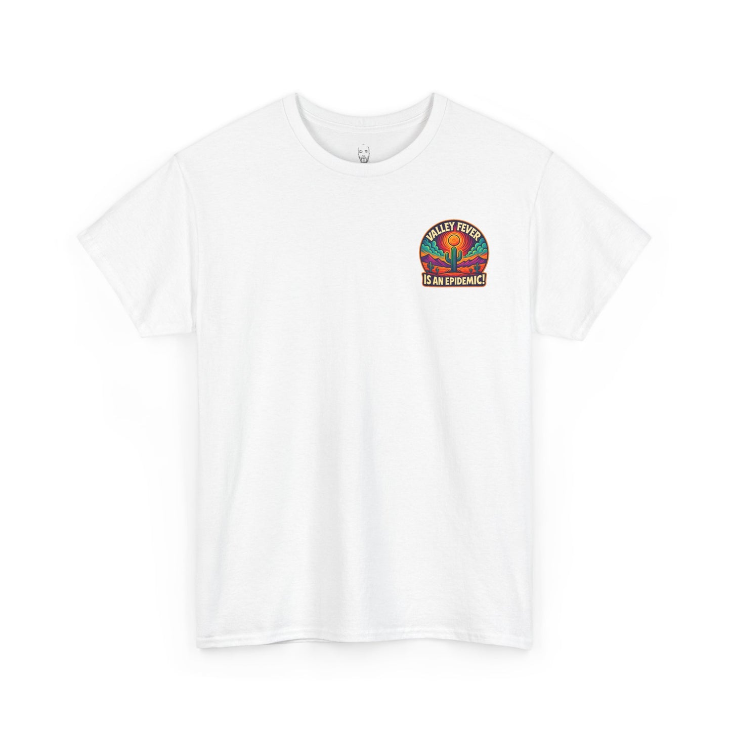 Vintage-Inspired Valley Fever EPIDEMIC Unisex Heavy Cotton Tee - Perfect for Festival Season