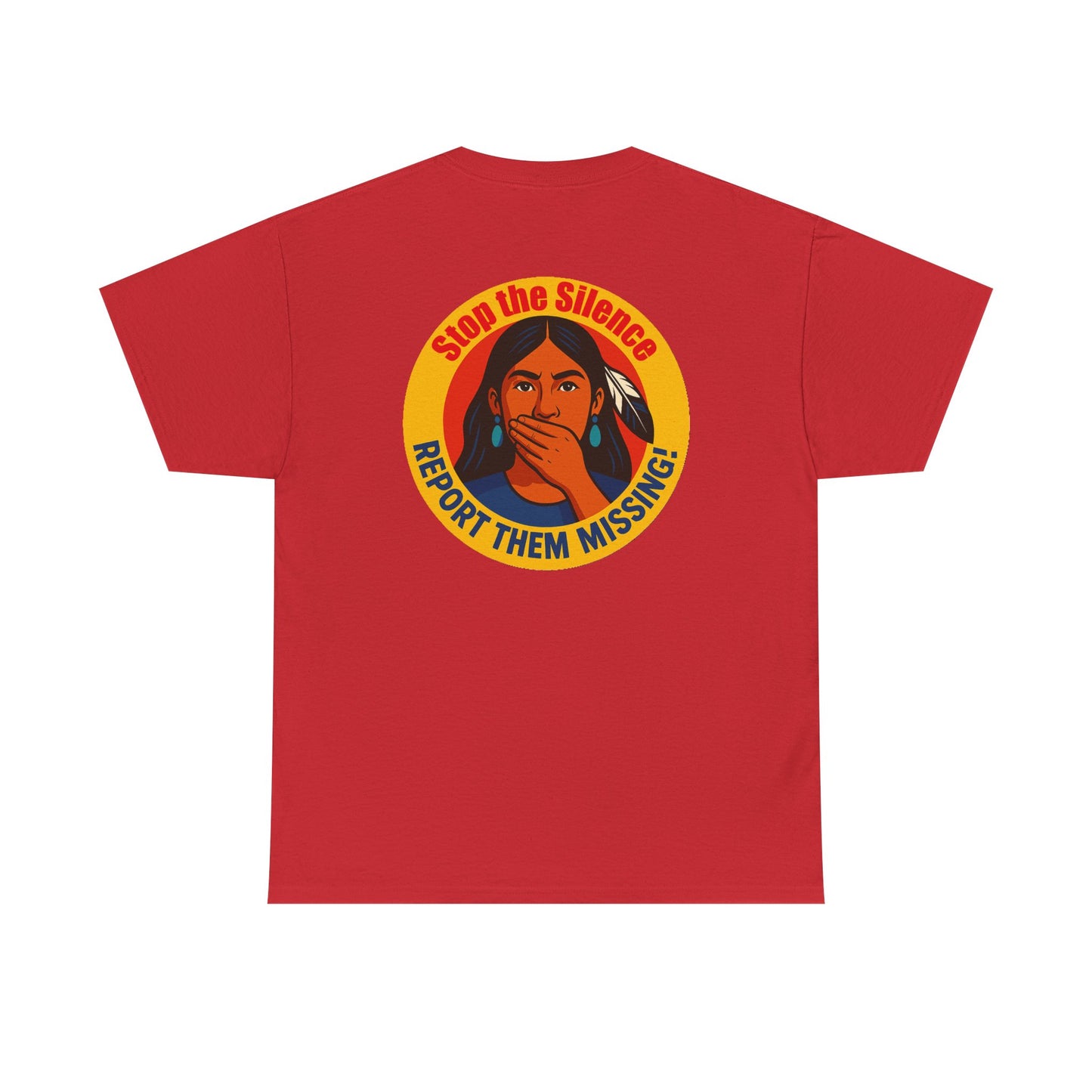 Stop the Silence Unisex Heavy Cotton Tee - Stop the Silence Abduction Awareness Shirt