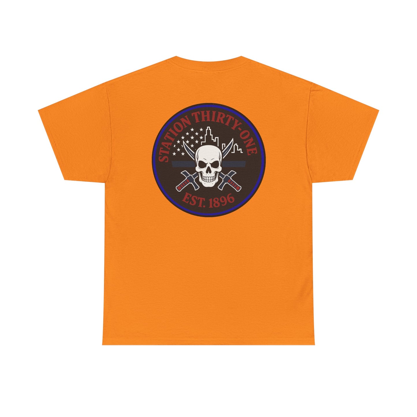 Retro Station 31 Skull Graphic Tee, Unisex Casual Shirt, Edgy Everyday Wear, Perfect for Gifting, Unique Art T-Shirt,