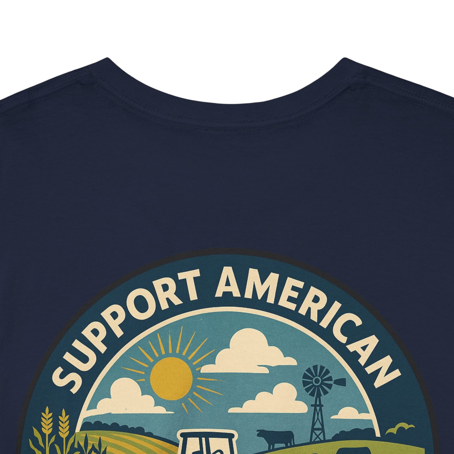 Support American Farmers Unisex Heavy Cotton Tee