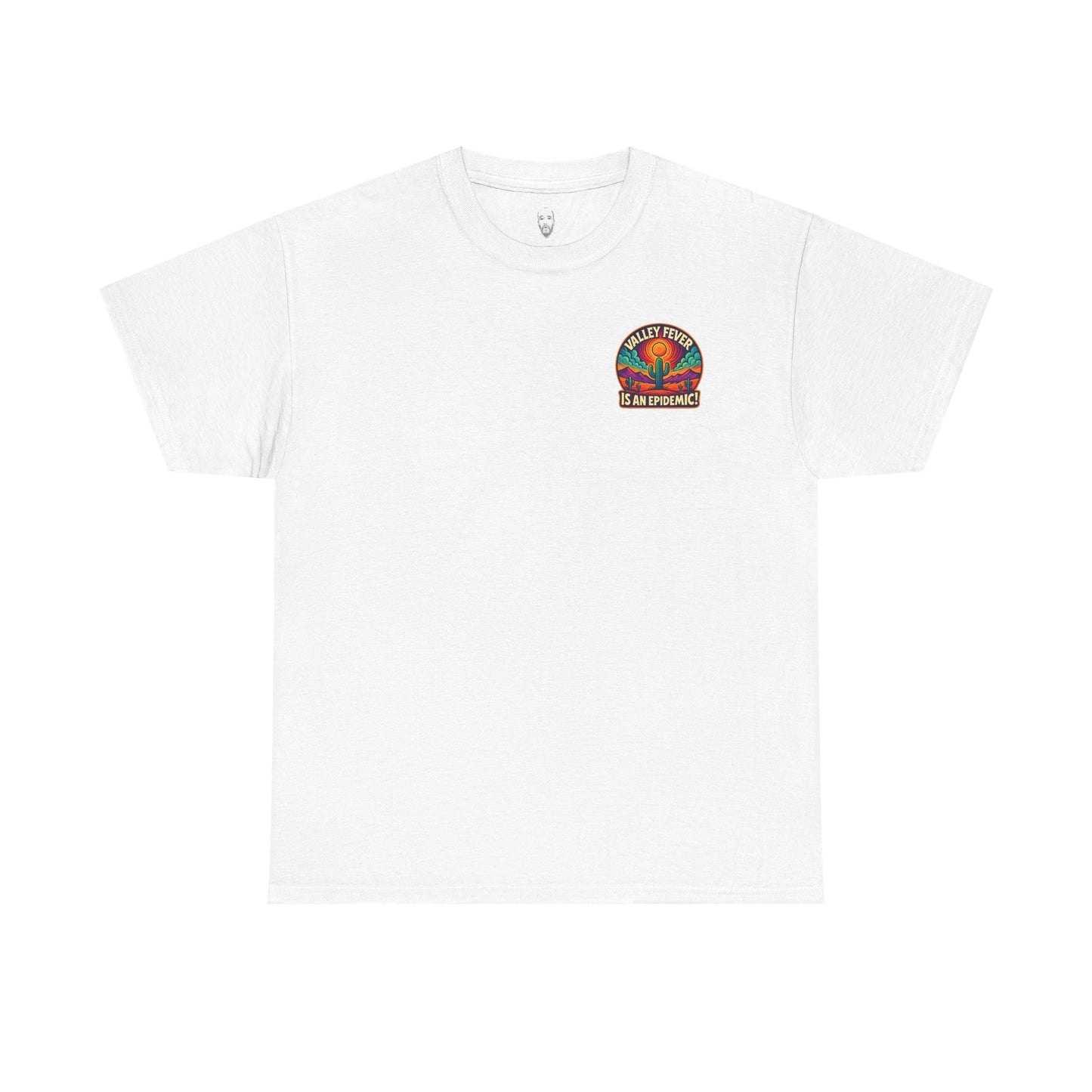 Vintage-Inspired Valley Fever EPIDEMIC Unisex Heavy Cotton Tee - Perfect for Festival Season