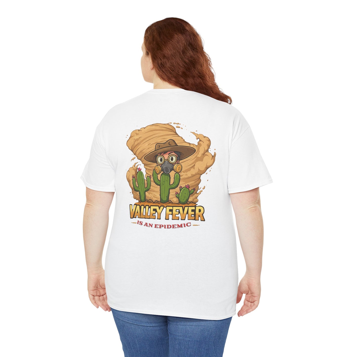 Valley Fever Is an Epidemic Unisex Heavy Cotton Tee - Fun and Unique Graphic T-Shirt